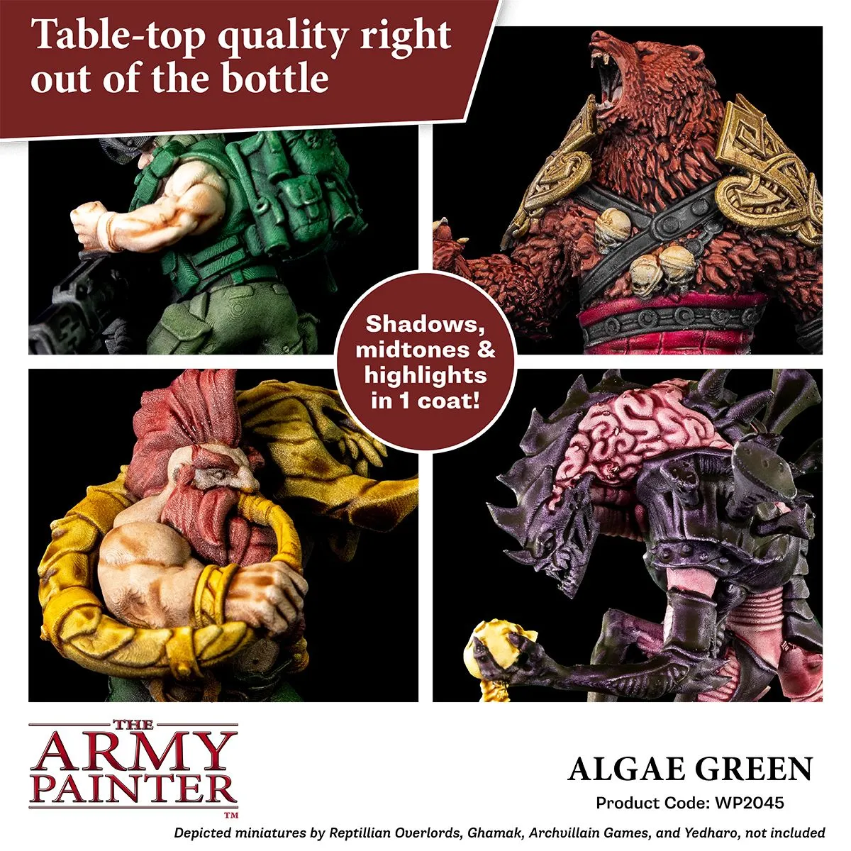 Bolt Action Speedpaint Algae Green peinture figurine verte