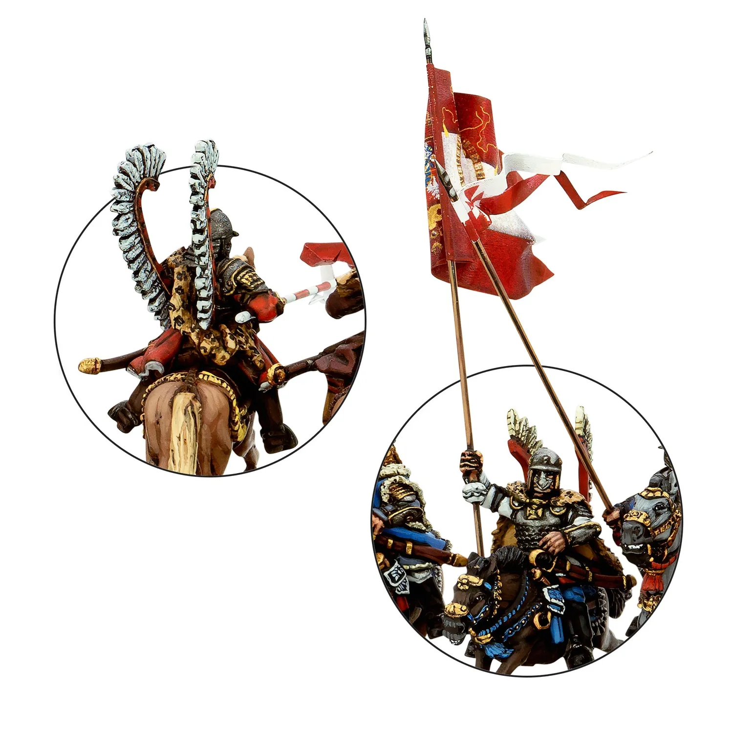 Bolt Action Polish Winged Hussars Regiment figurines métal
