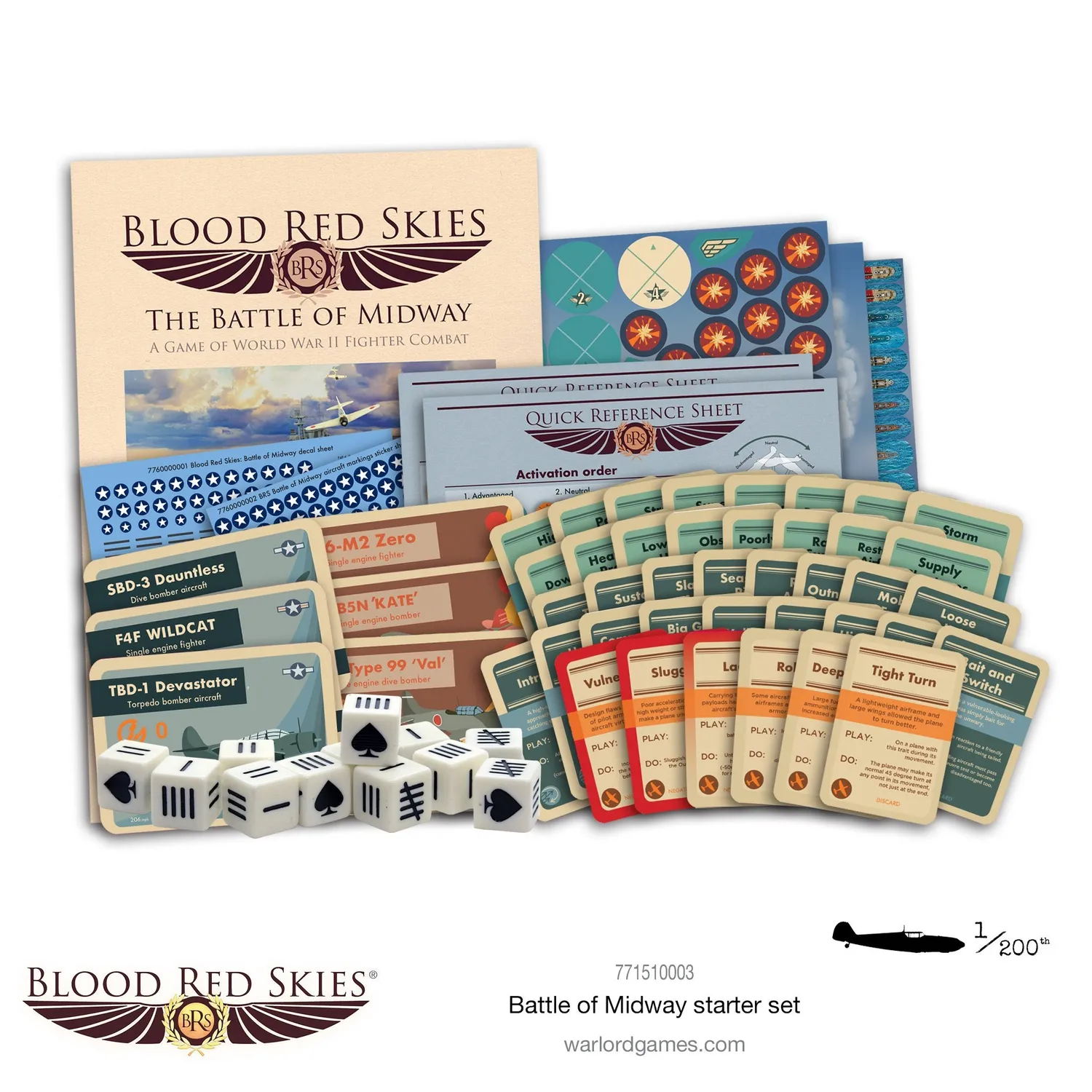 Blood Red Skies Midway coffret starter 12 avions
