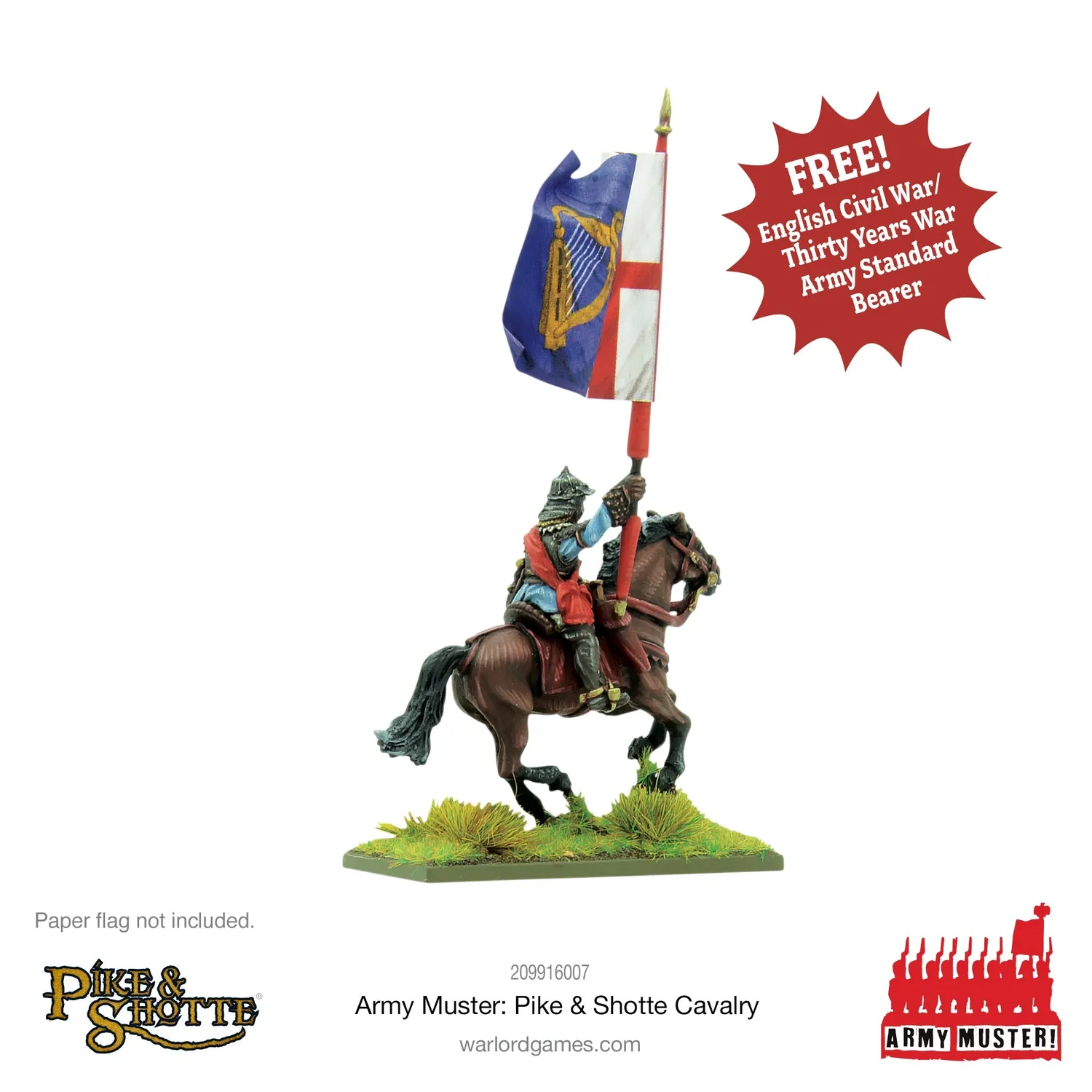 Bolt Action Army Muster Pike & Shotte Cavalry cavalerie 36 figurines