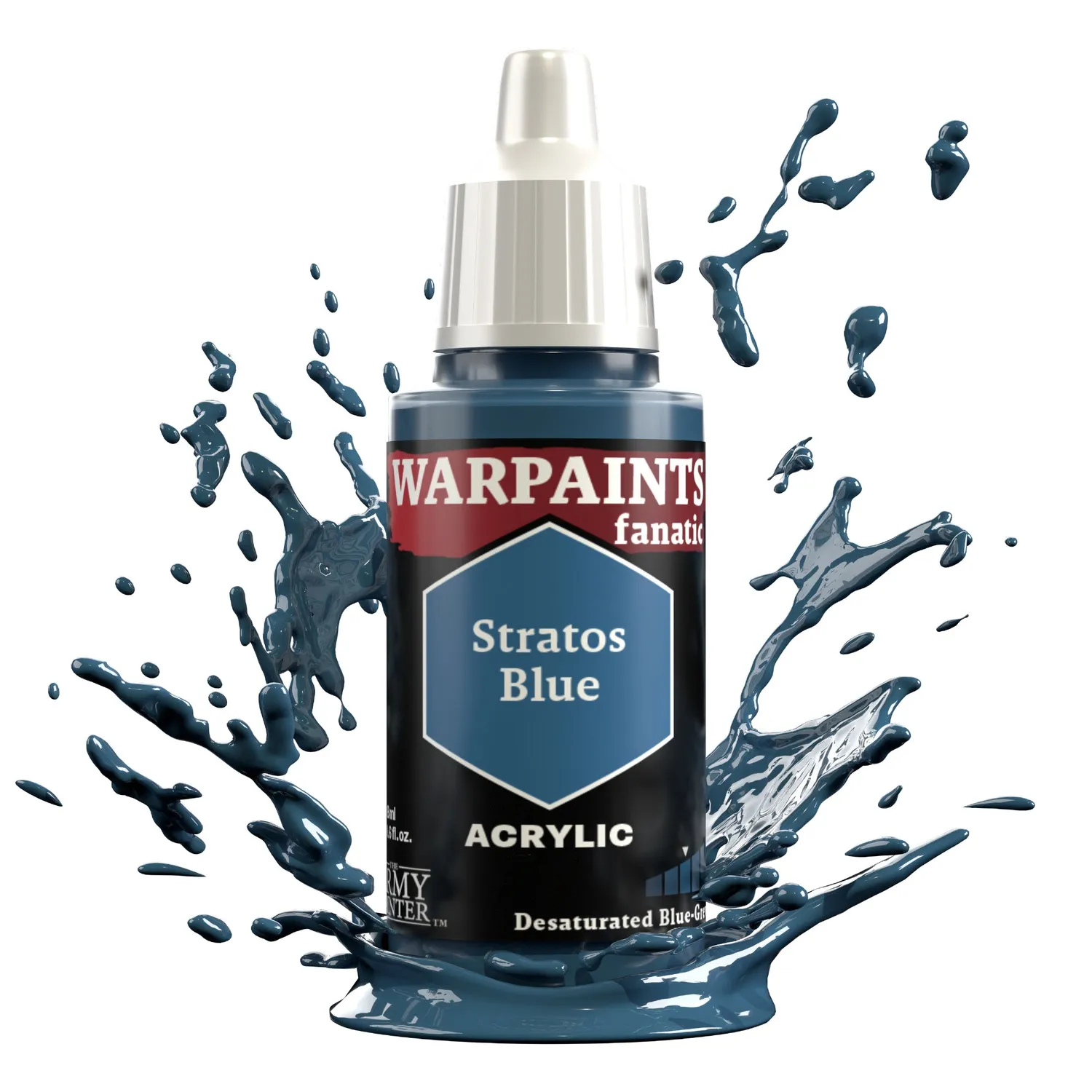 Warpaints Fanatic Stratos Blue peinture acrylique 18 ml