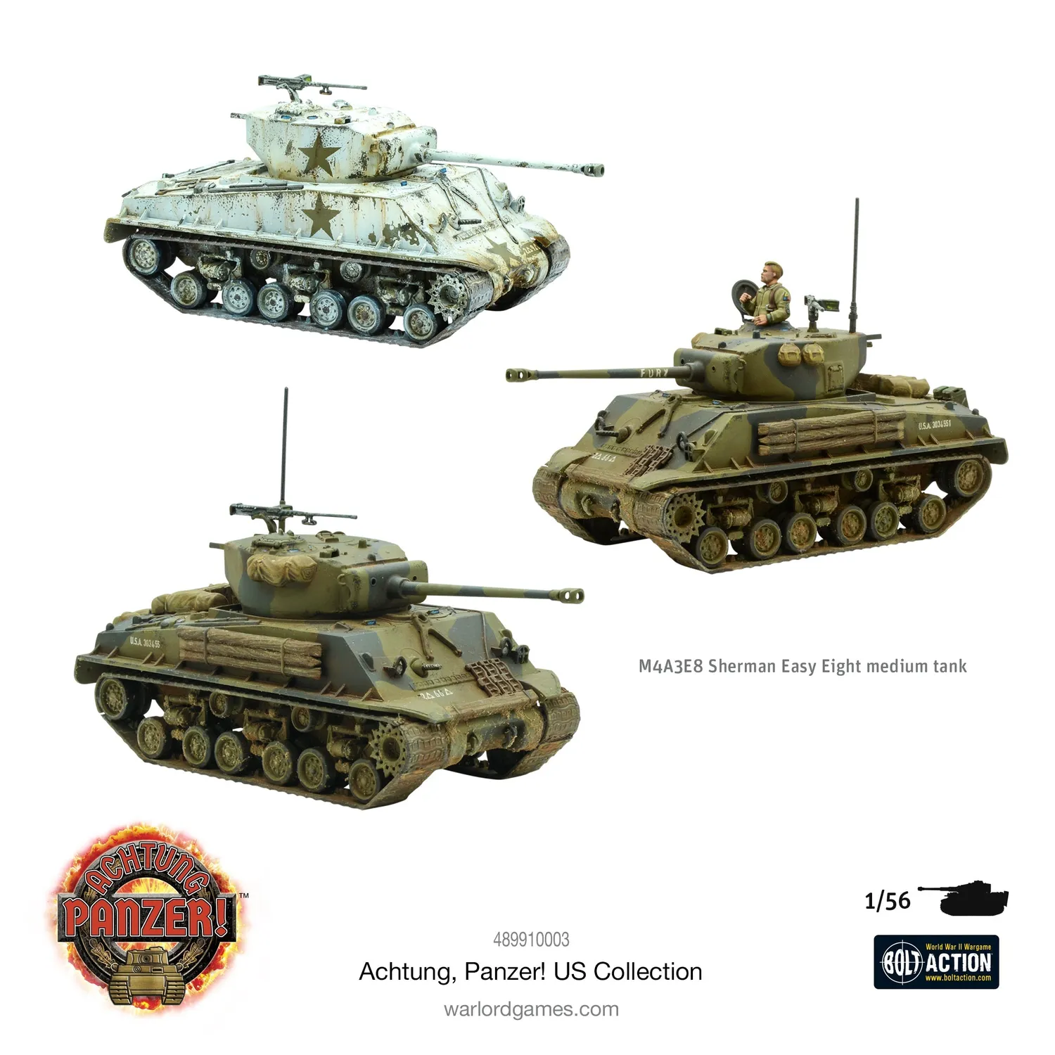 Warlord Games Achtung Panzer! US Collection jeu de figurines chars américains
