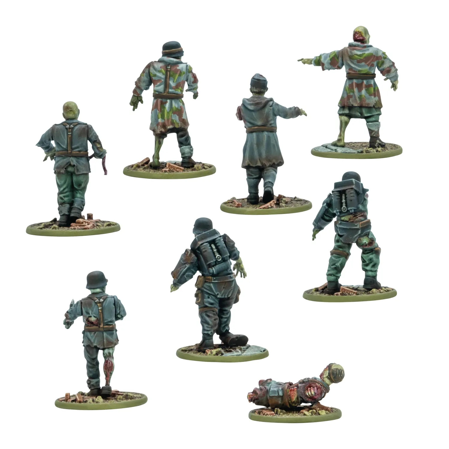 Bolt Action Konflikt 47 Totenkorps Horde figurines 30 plastique