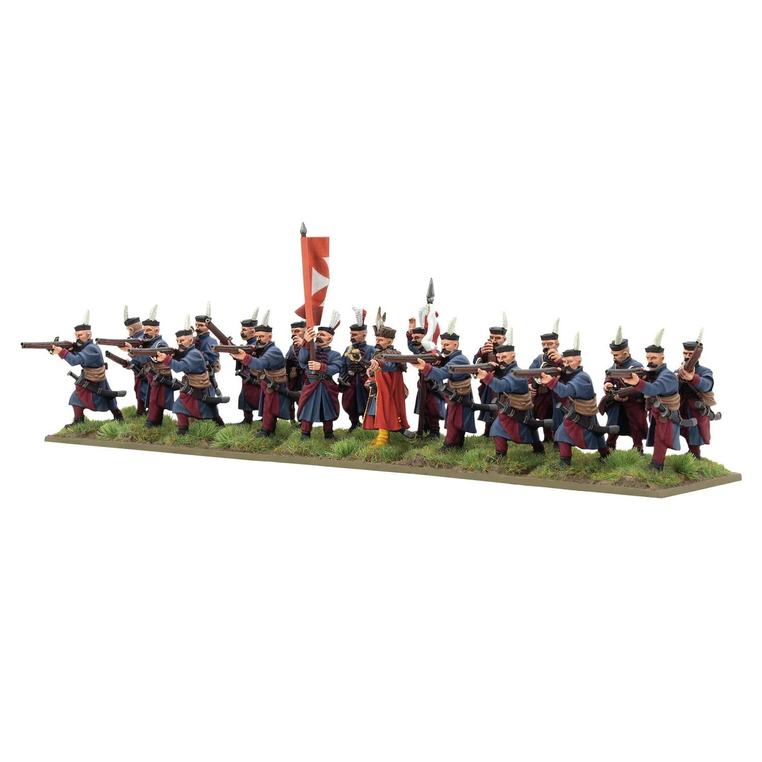 Bolt Action Pike & Shotte Hajduks Regiment figurines 20 métal avec commandement