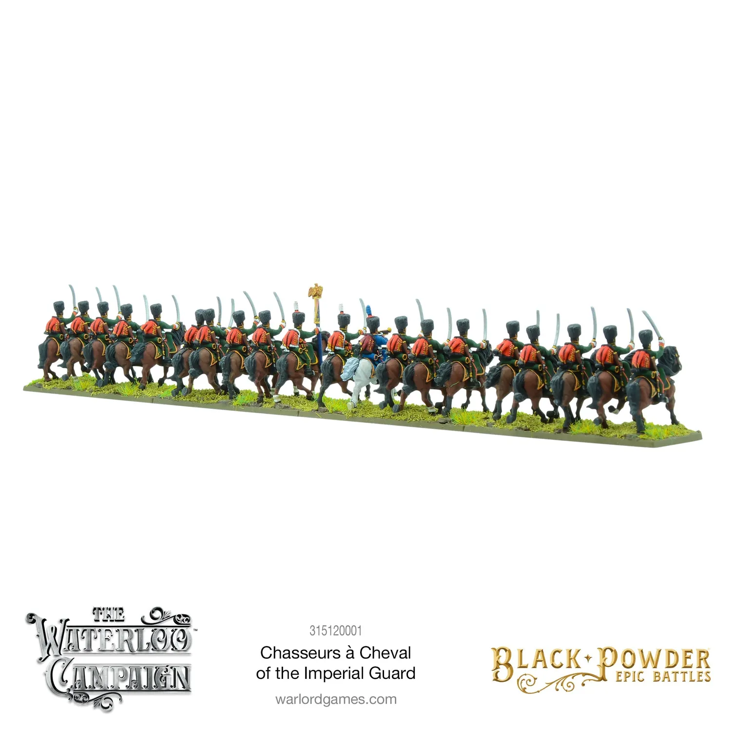 Black Powder Epic Battles Waterloo French Chasseurs à Cheval figurines