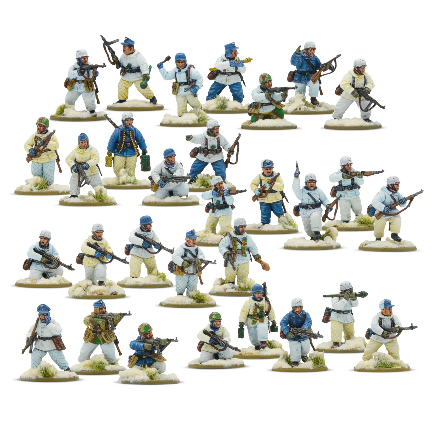 Bolt Action Fallschirmjäger Winter Starter Army figurines