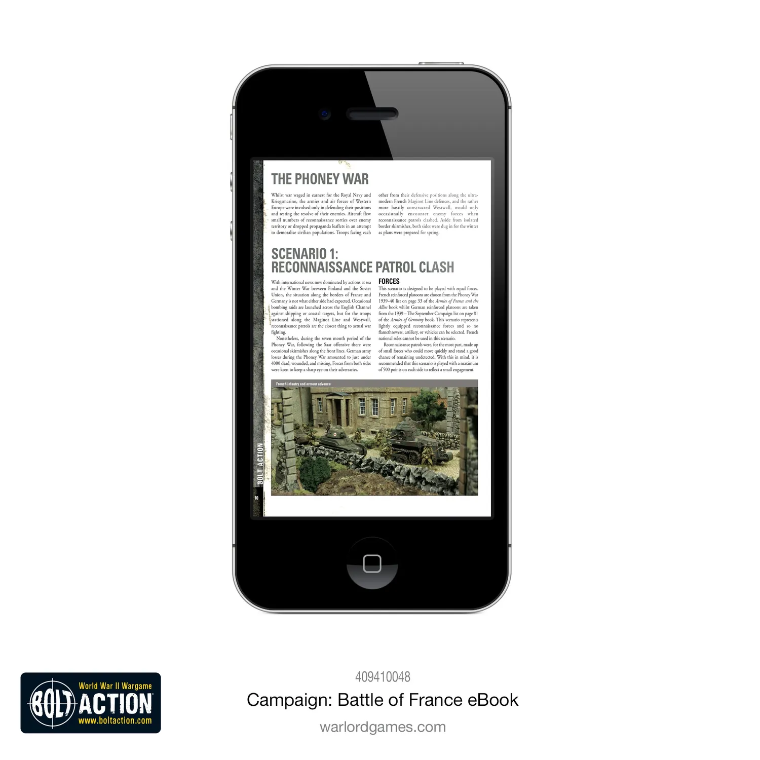 Bolt Action Battle of France ebook campagne 144p
