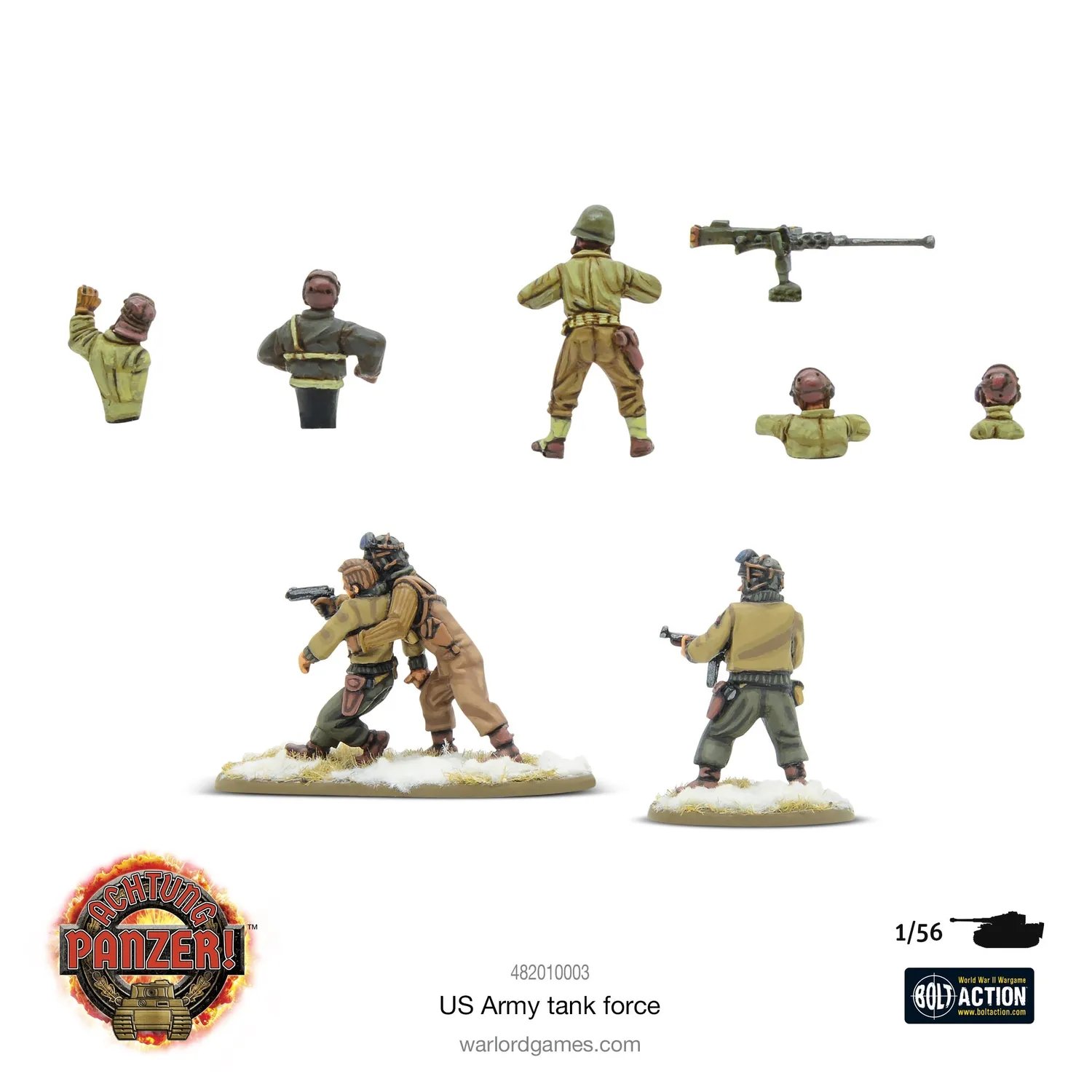 Bolt Action Achtung Panzer! US Army Tank Force coffret 5 chars