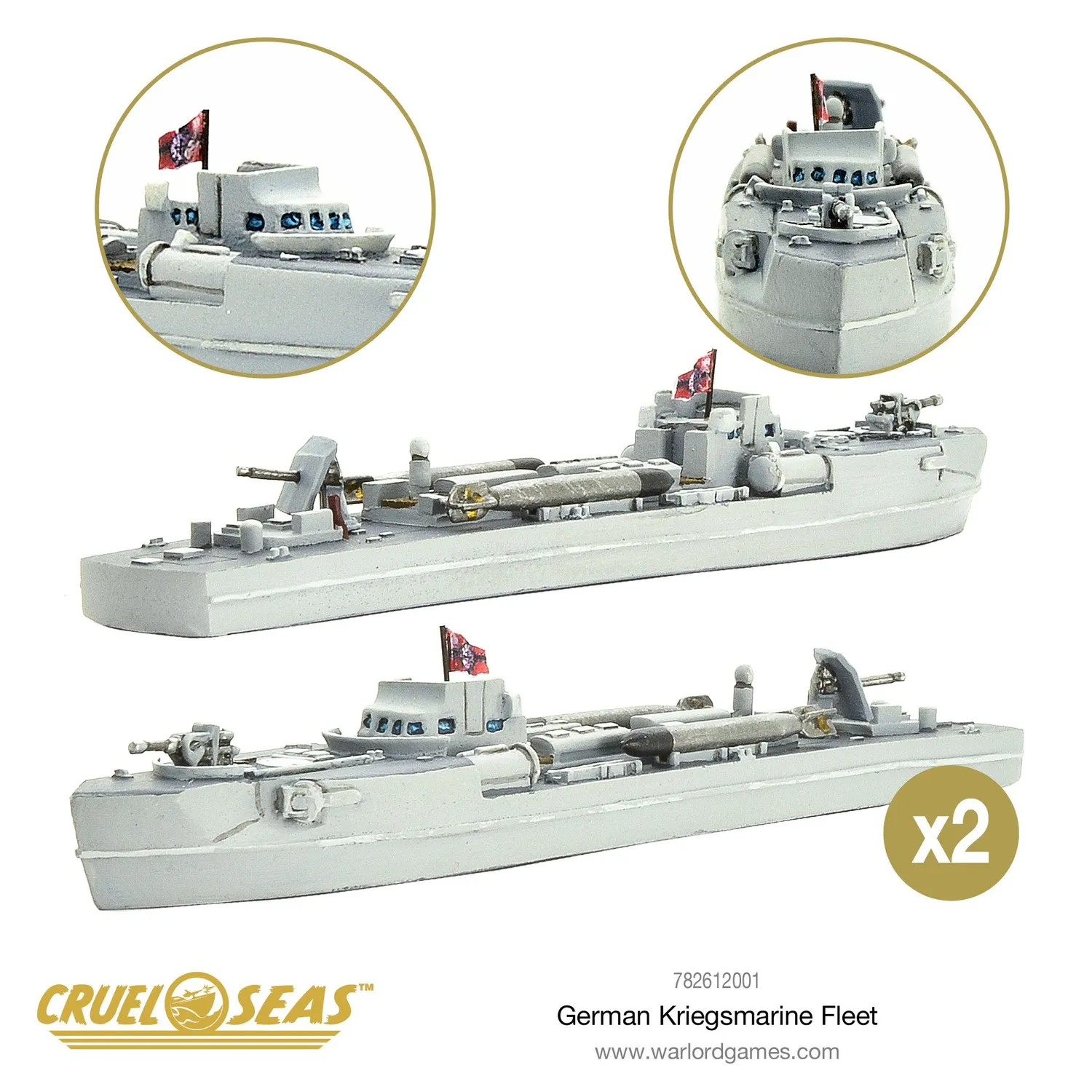 Bolt Action Cruel Seas Kriegsmarine Fleet Boat Deal coffret
