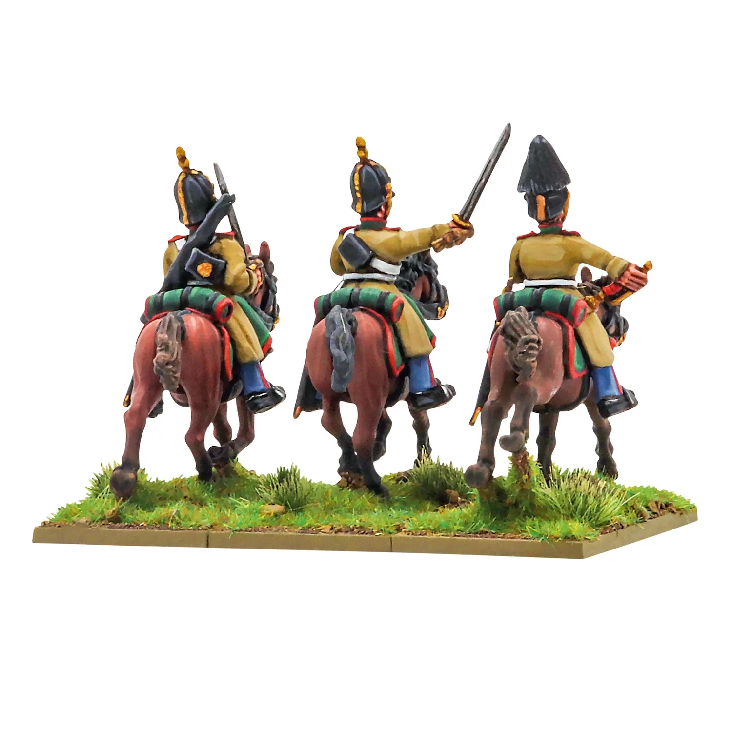 Bolt Action Black Powder Crimean War Russian Dragoons Command cavalerie métal