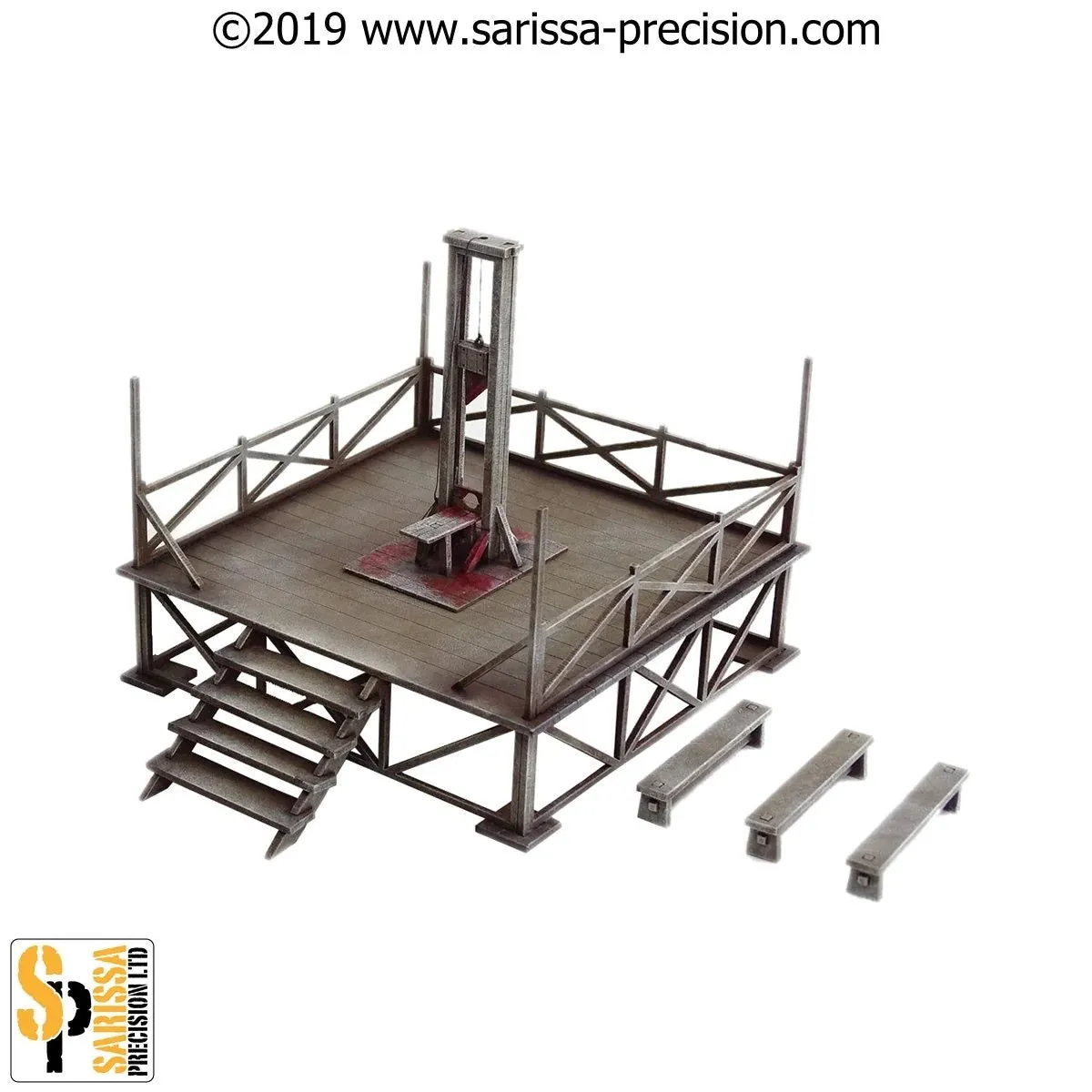 Bolt Action Revolutionary Wars Madame Guillotine figurines et décor MDF