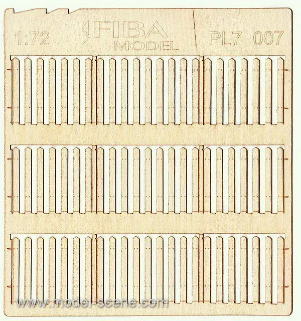 Model Scene Stockade Fence Boards clôture palissade x2