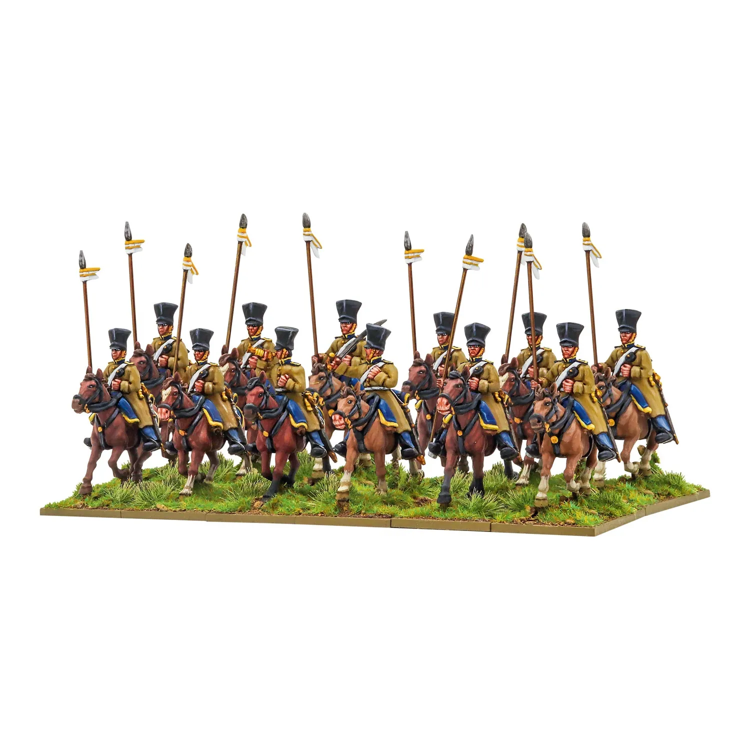 Bolt Action Black Powder Crimean War Russian Lancers régiment de cavalerie 12 figurines métal
