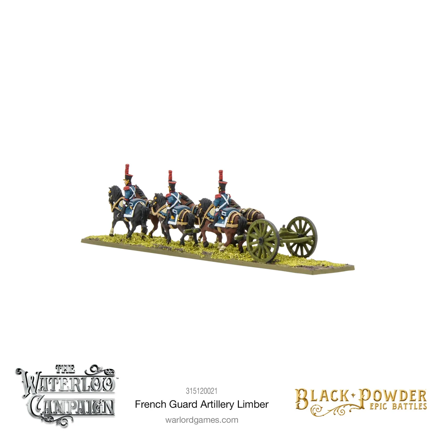 Bolt Action Black Powder Garde avant-train artillerie résine Epic