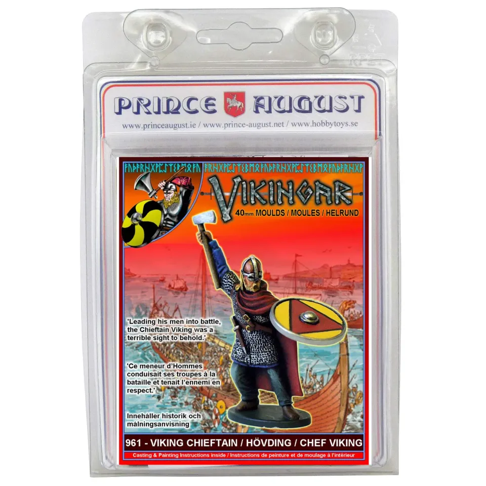Prince August Hobby Moule de moulage Viking Chieftain PA961 figurine