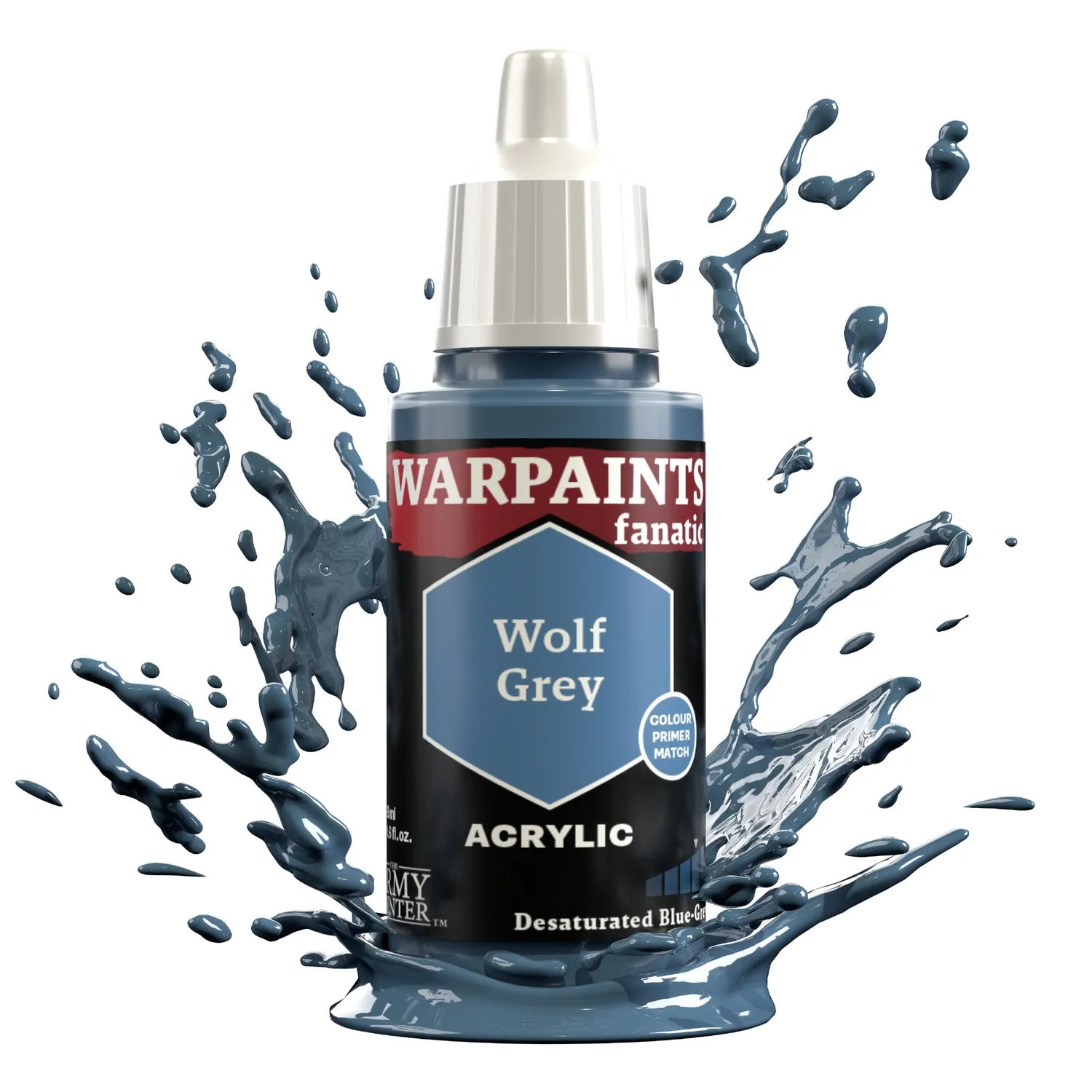 Bolt Action Warpaints Fanatic Wolf Grey peinture acrylique 18 ml couvrante
