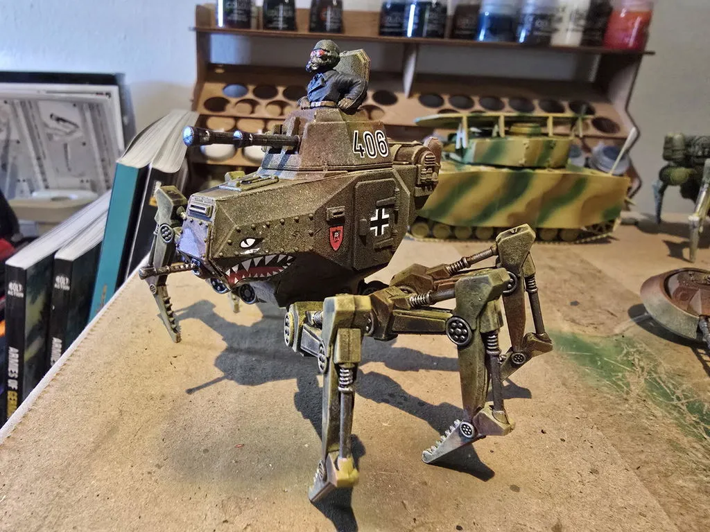 Bolt Action Axis Heavy Walker Platoon walkers Axis 3 modèles
