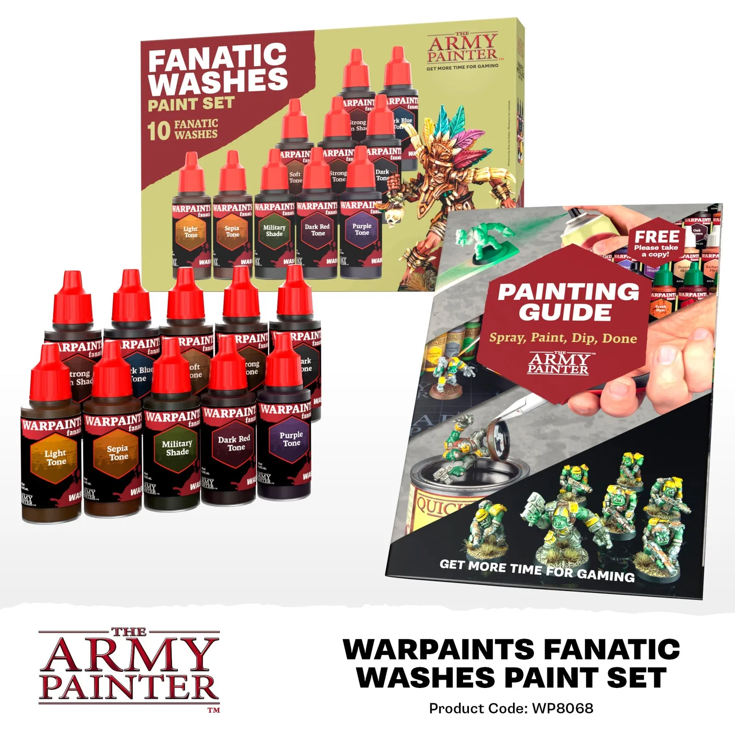 Army Painter Warpaints Fanatic set 10 lavis peinture
