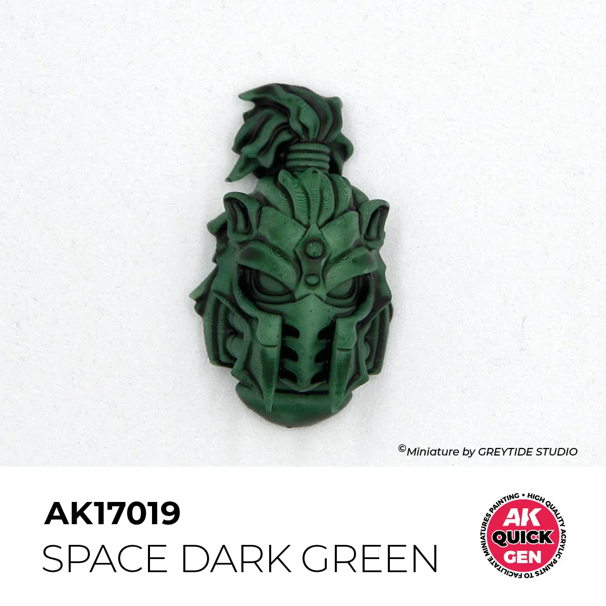 AK QuickGen Space Dark Green peinture verte 18ml contraste