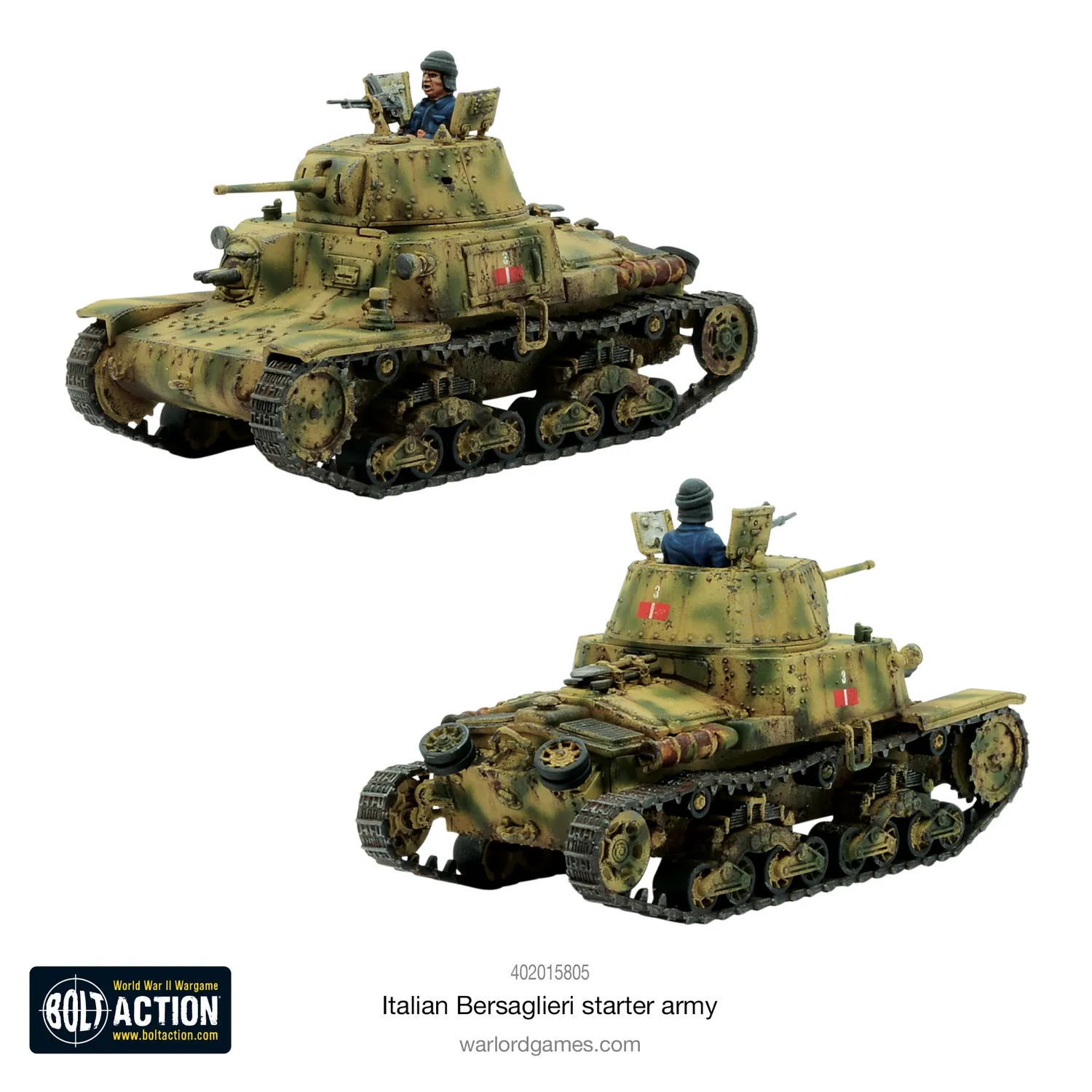 Bolt Action Italian Bersaglieri Starter Army figurines 28mm