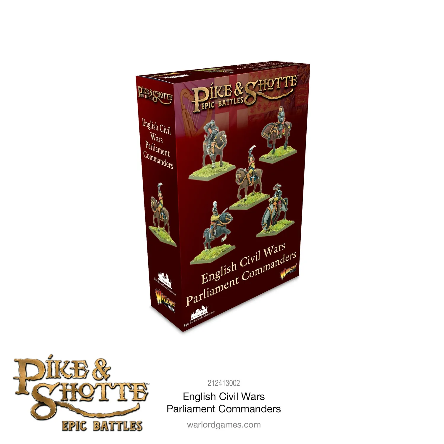 Pike & Shotte Epic Battles Parliament Commanders figurines résine