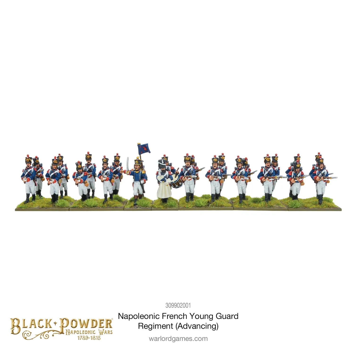 Warlord Games Black Powder Jeune Garde française régiment métal 28mm