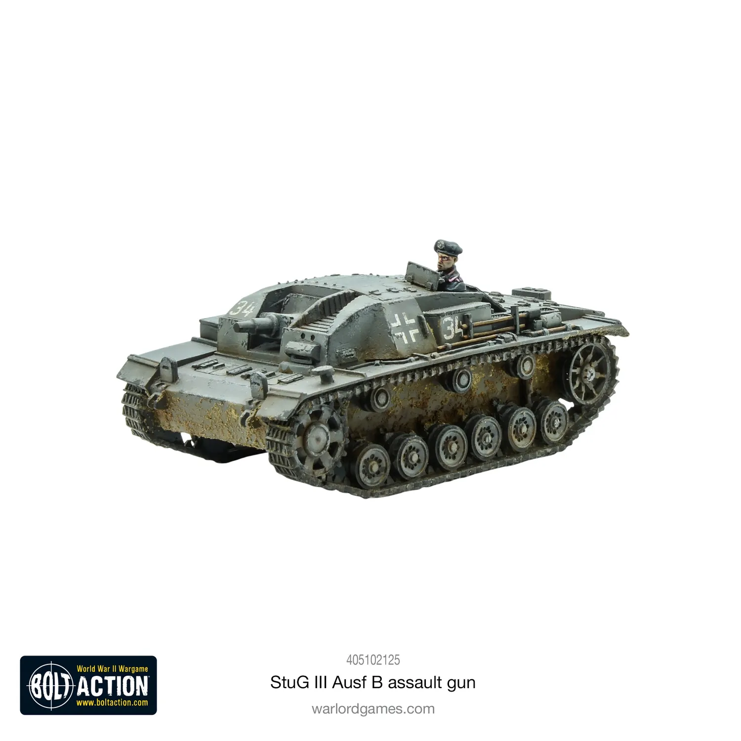 Bolt Action StuG III Ausf B canon d'assaut résine métal