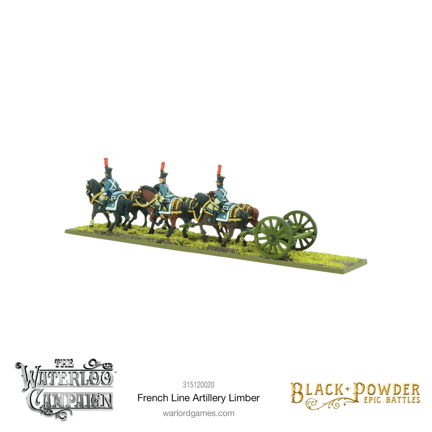 Warlord Games Black Powder Epic Battles French Line Artillery Limber figurine