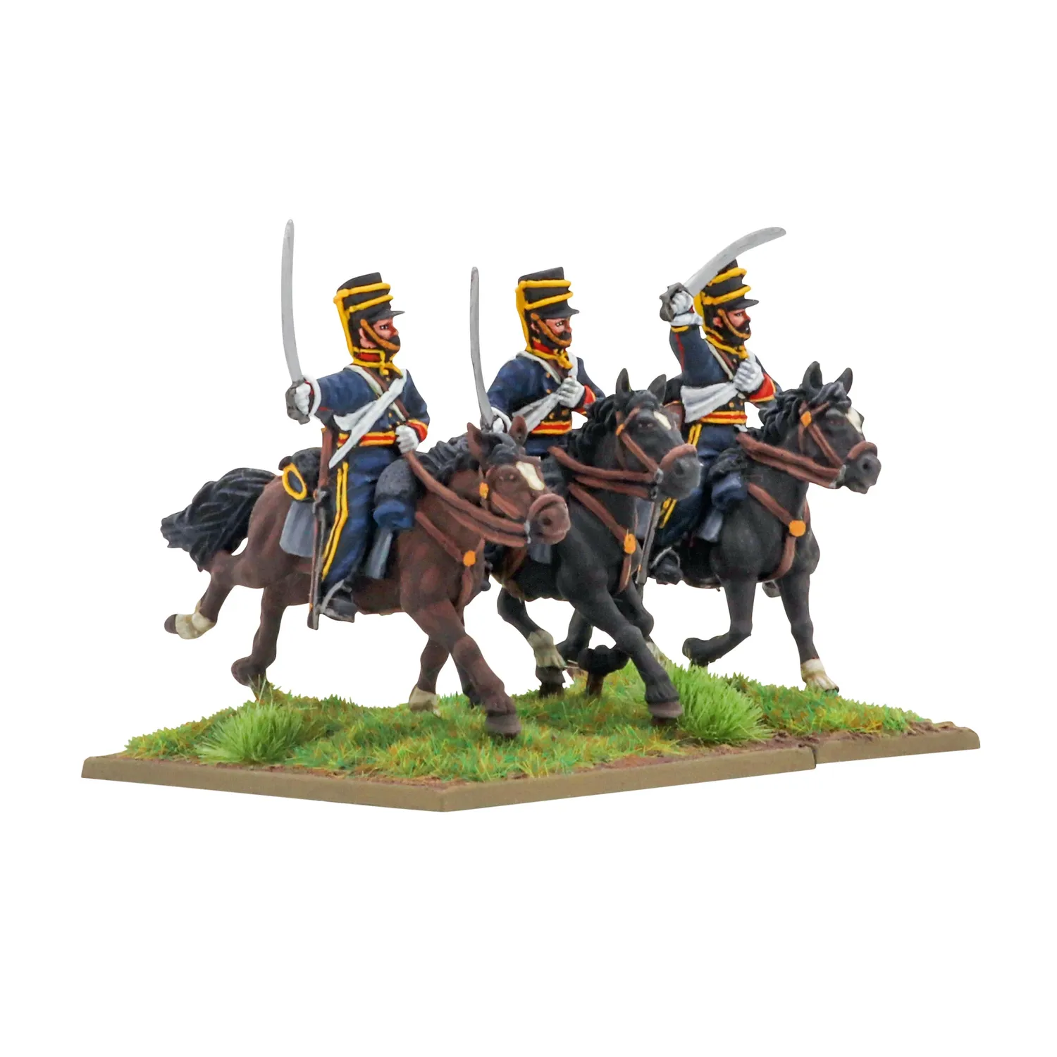 Bolt Action Black Powder Crimean War British Light Dragoons cavalerie métal