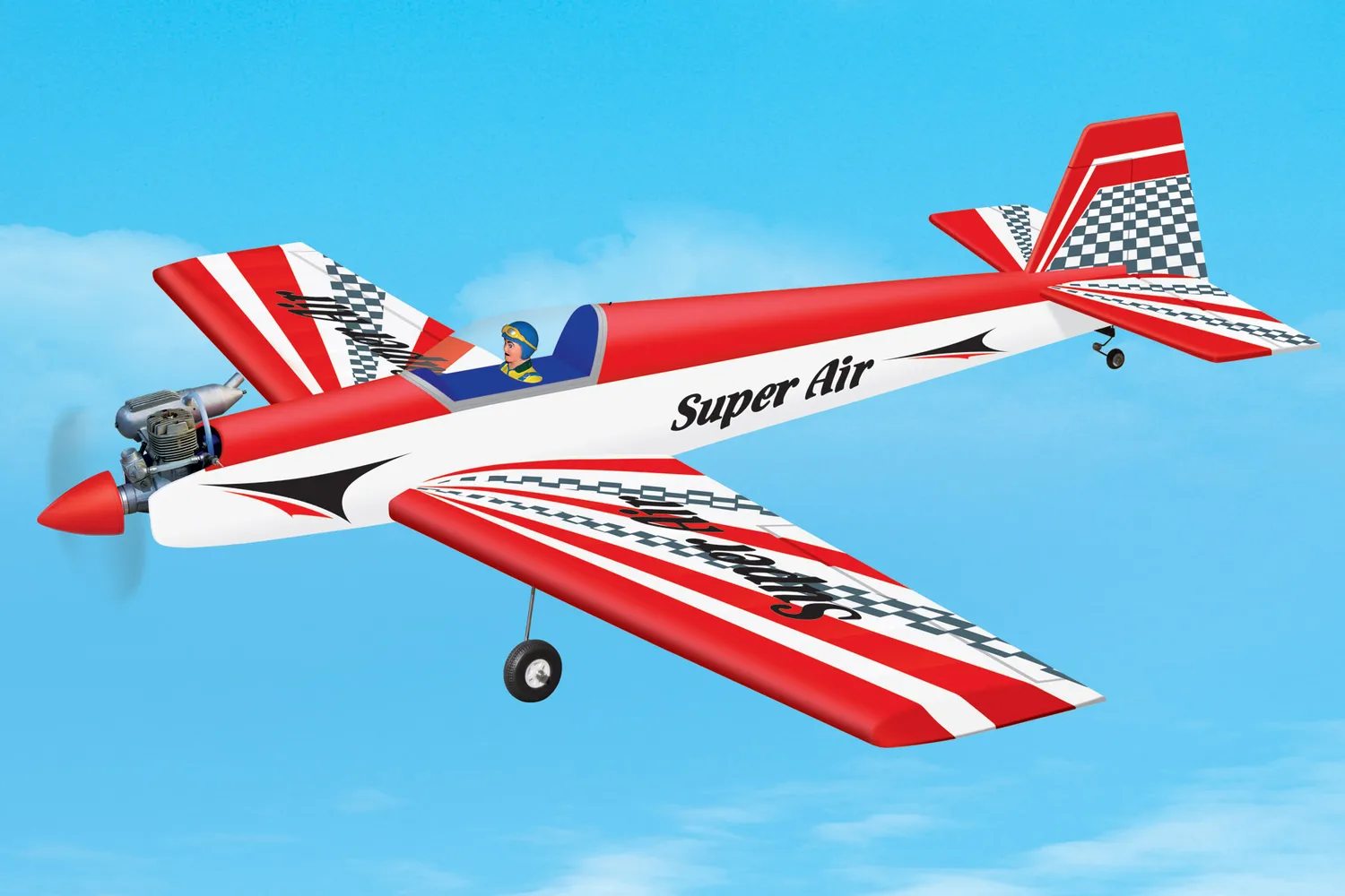 Black Horse Model Super Air BH05 avion RC 1550 mm 40-46