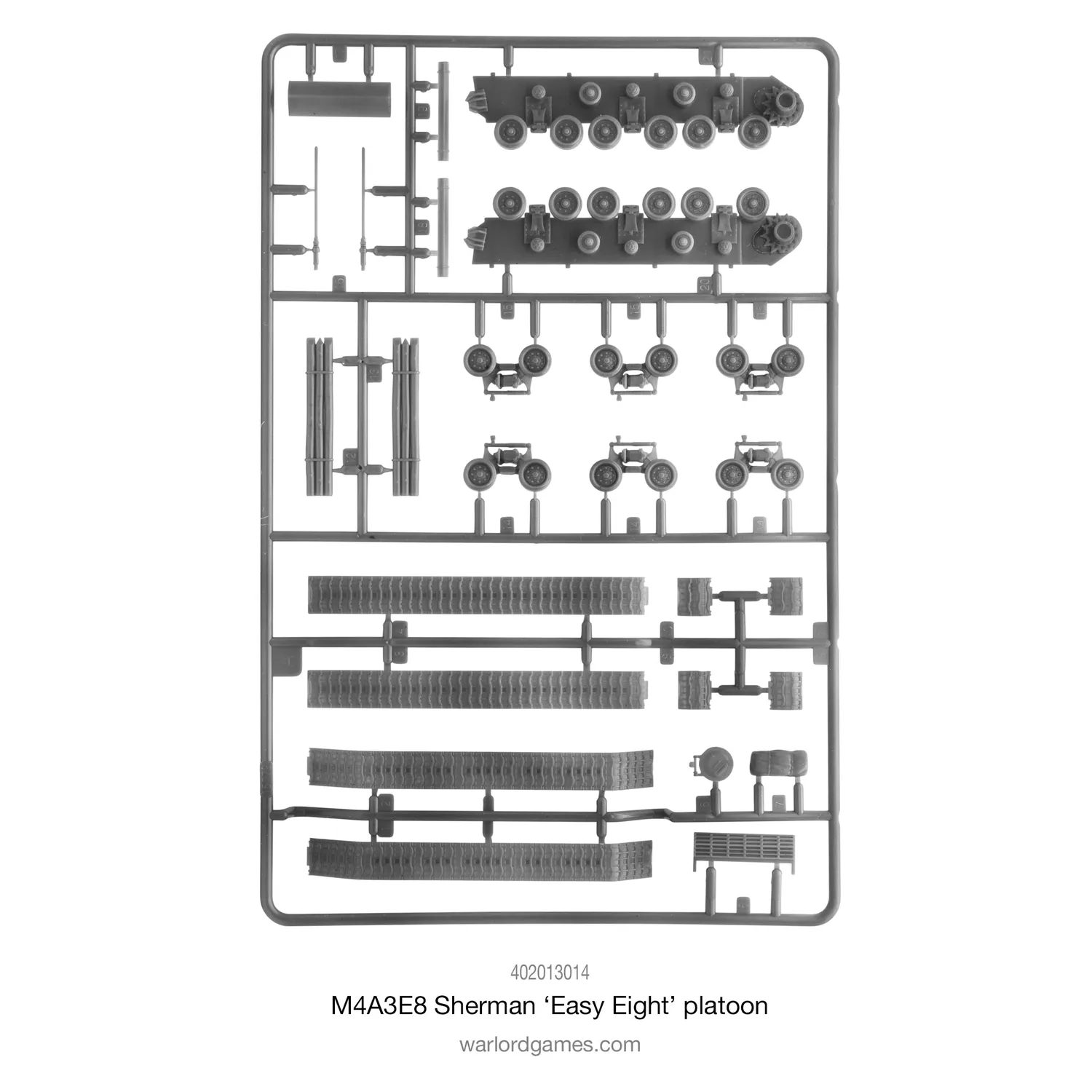 Bolt Action M4A3E8 Sherman Easy Eight platoon 3 chars