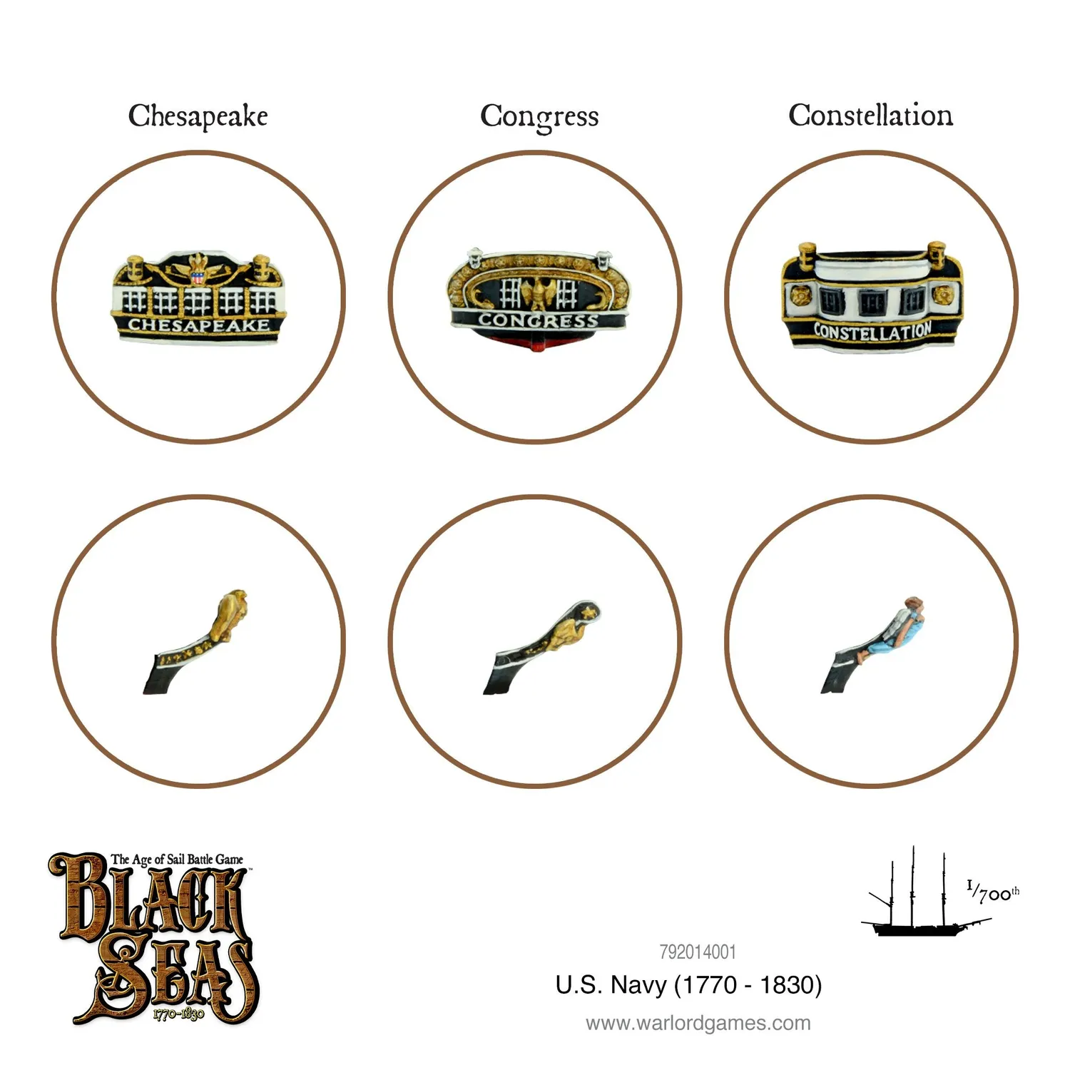 Warlord Games Black Seas U.S. Navy Fleet coffret flotte