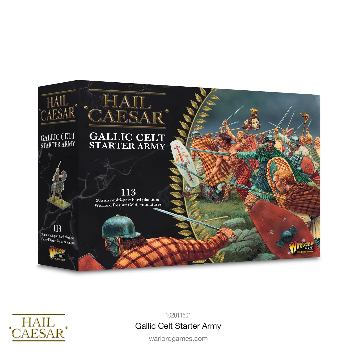 Hail Caesar Gallic Celt Starter Army armée celte 113 figurines