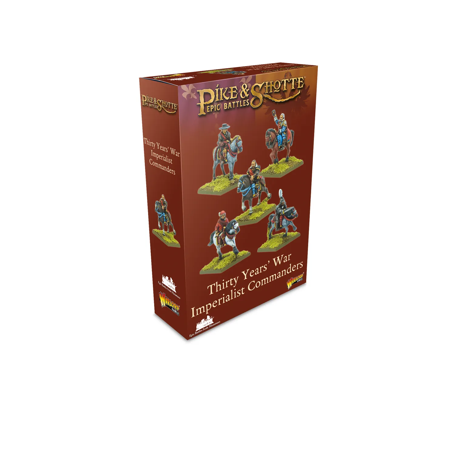 Warlord Games Pike & Shotte Epic Battles Thirty Years War Imperialist Commanders figurines montées