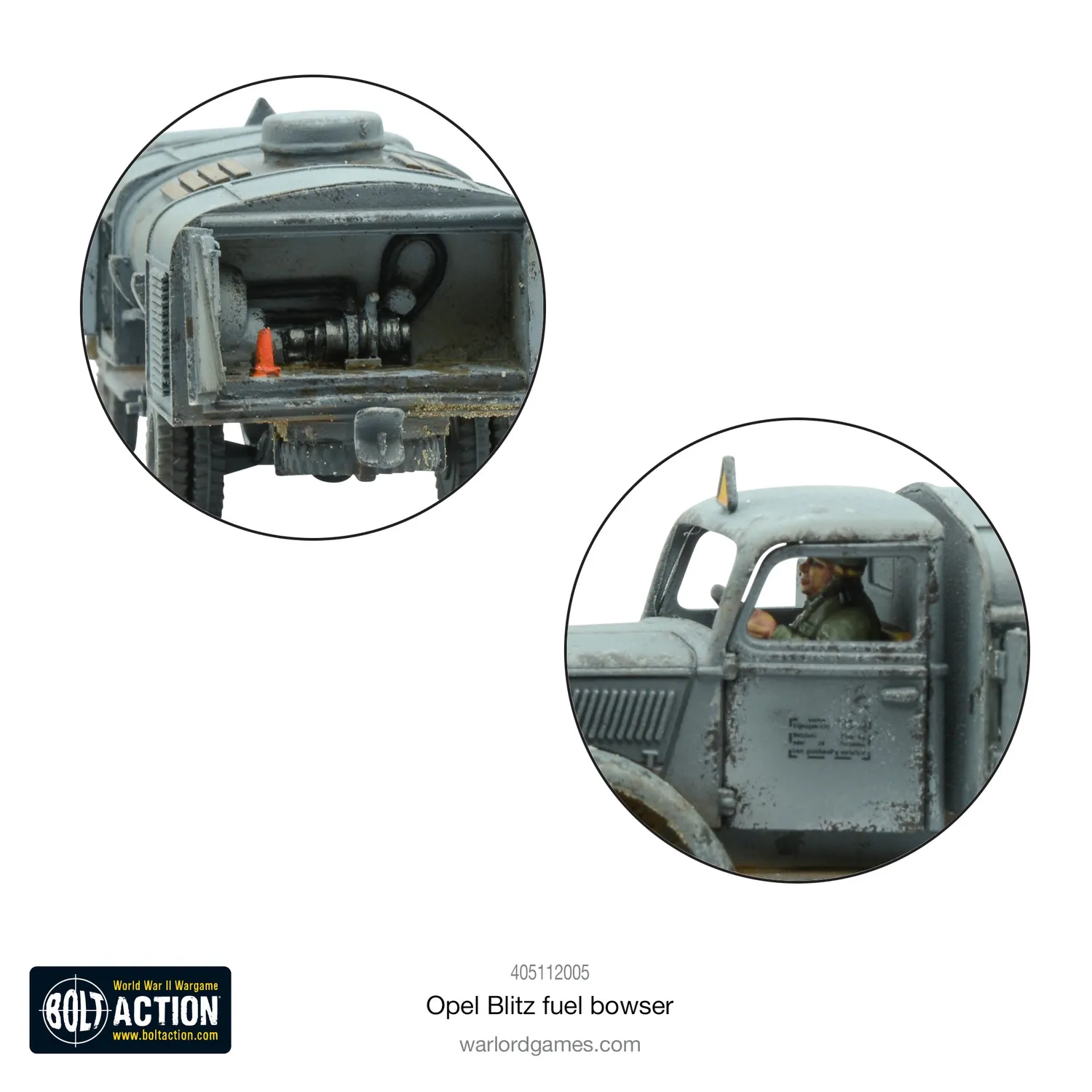 Bolt Action Opel Blitz Fuel Bowser camion citerne