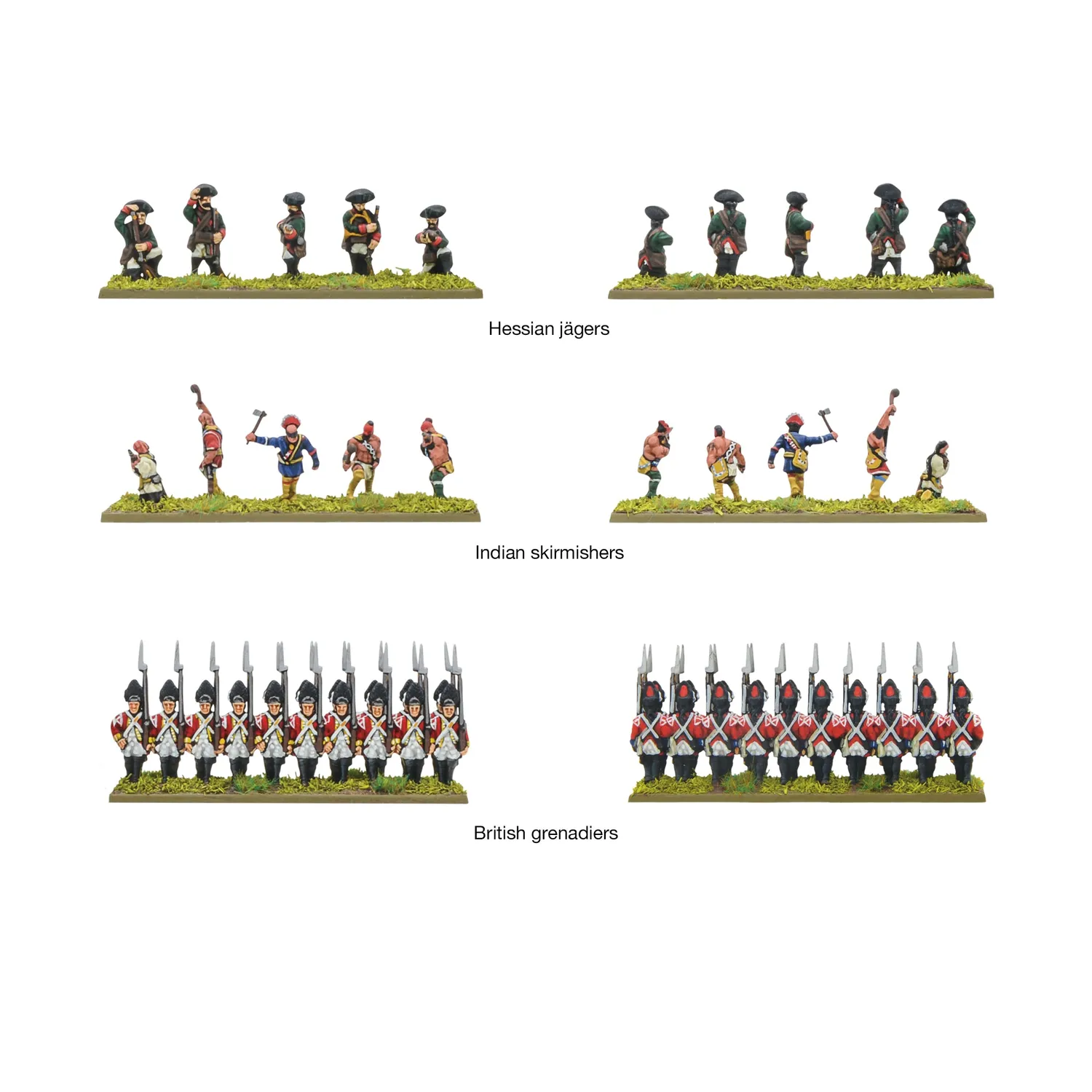 Bolt Action Black Powder Epic Hessians & Allies Brigade coffret