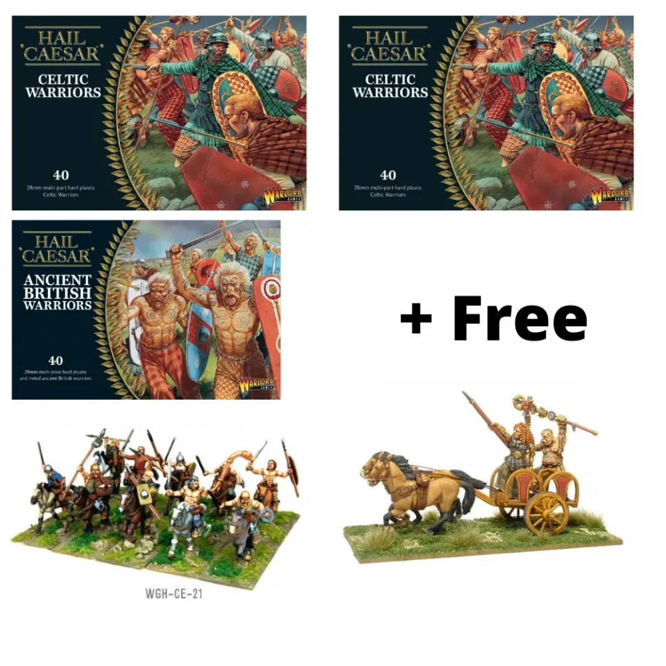 Hail Caesar Start Collecting: Celts boîte d’armée plastique avec cavalerie