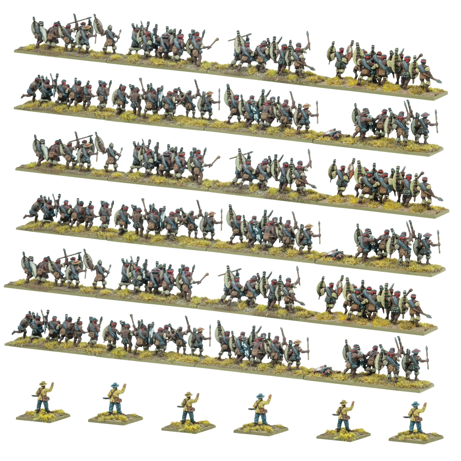 Bolt Action Epic Battles Zulu Isandlwana boîte jeu complète