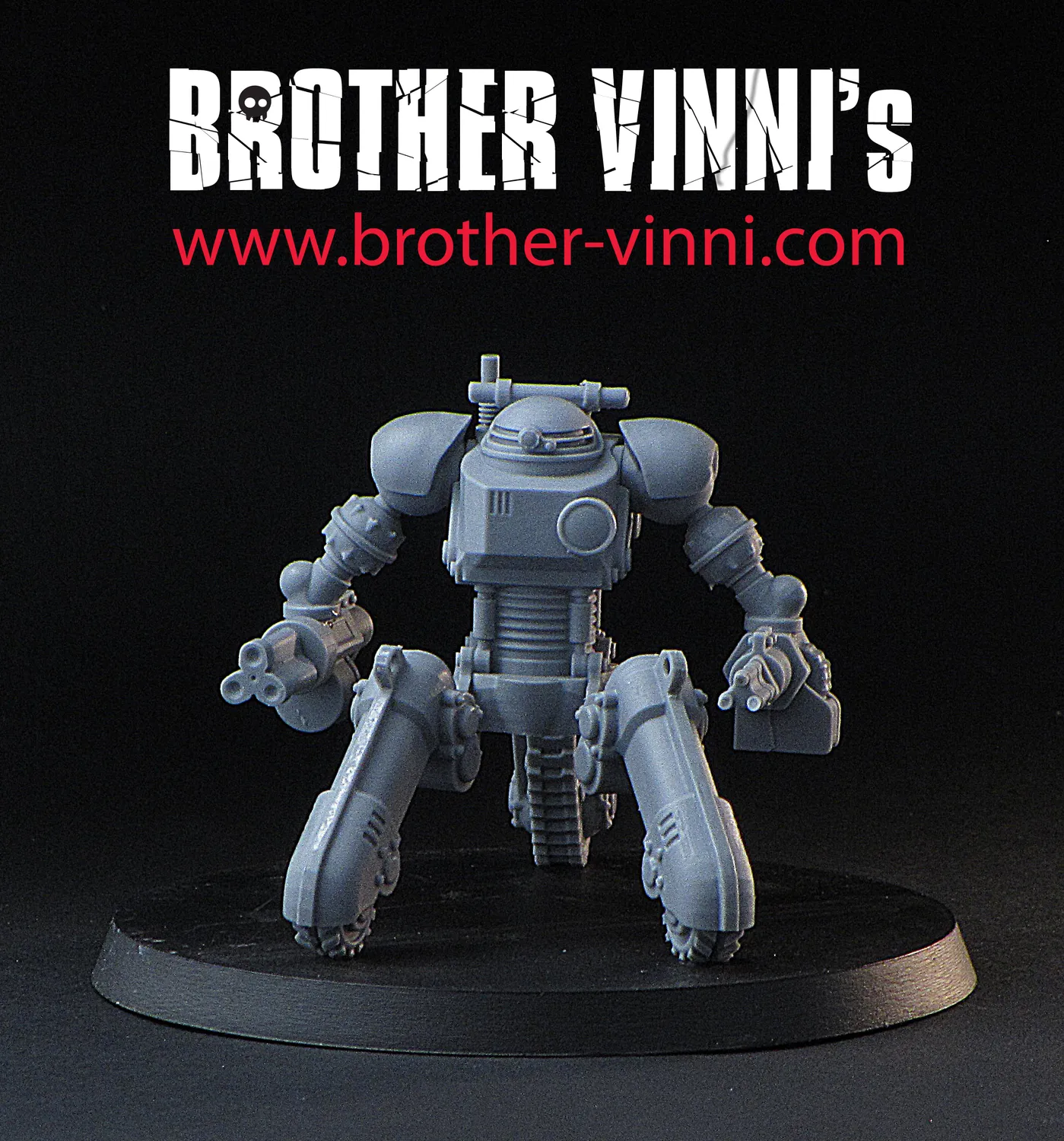 Brother Vinni Tricycle Robot figurine 28mm résine