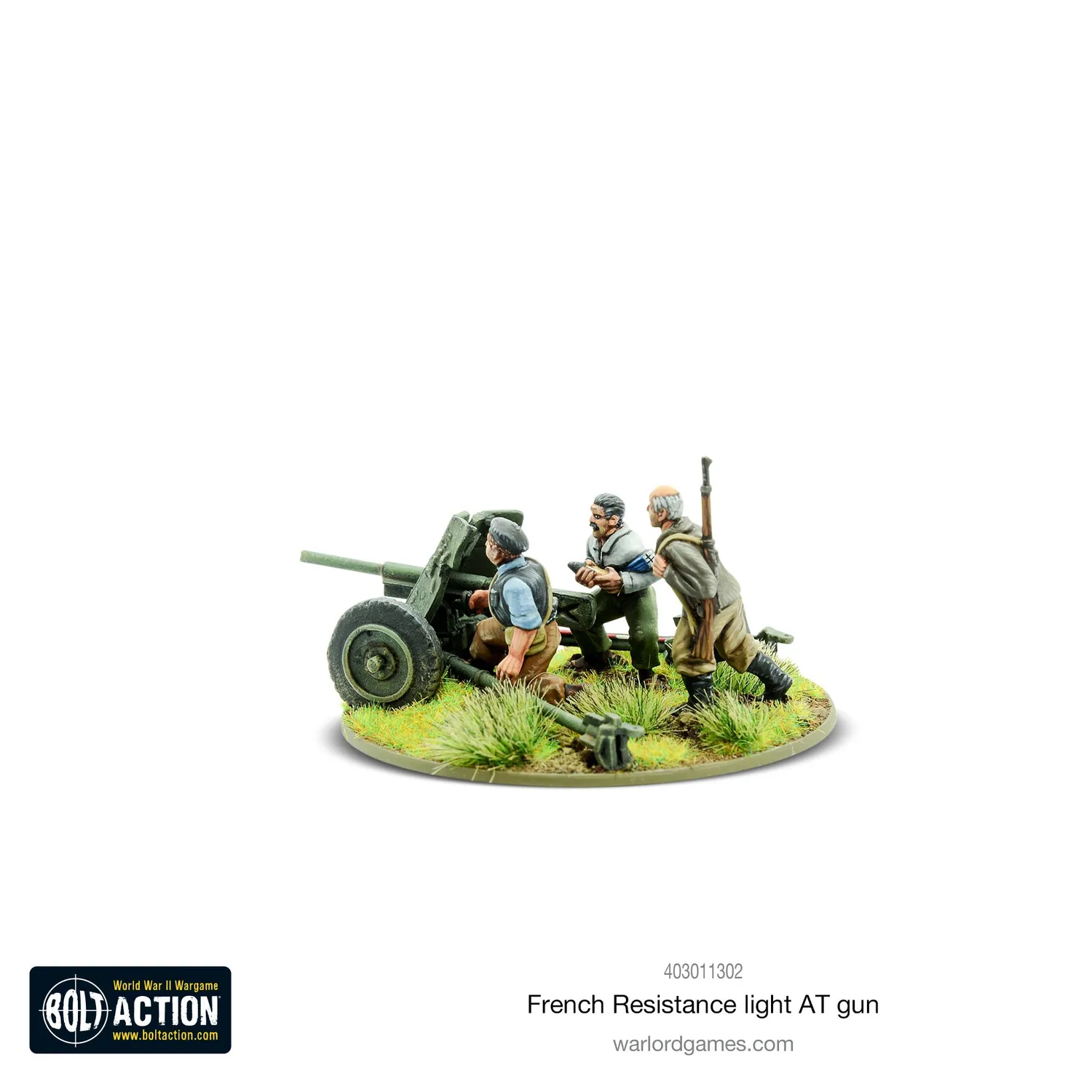 Bolt Action French Resistance light anti-tank gun canon antichar léger métal