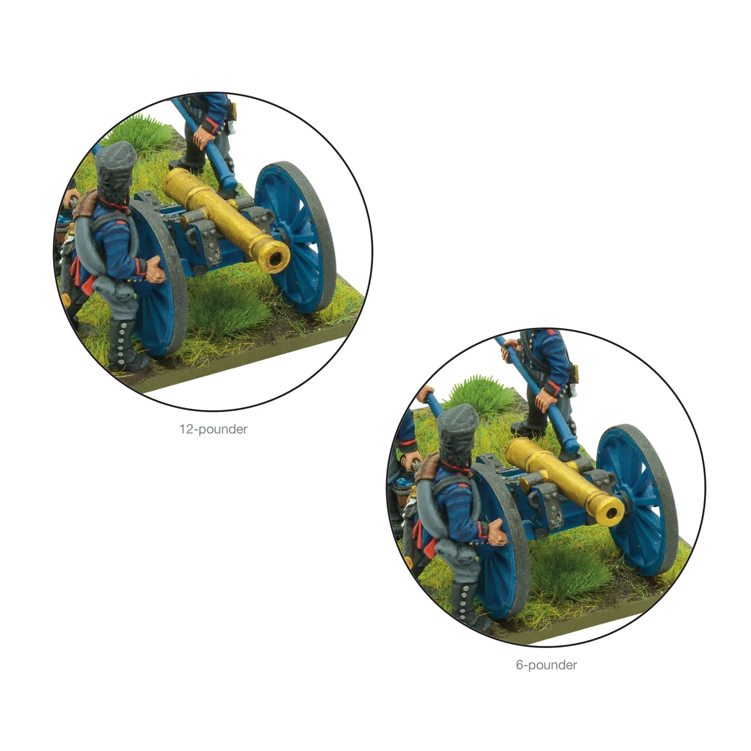 Bolt Action Black Powder Napoleonic Prussian Foot Artillery Battery (1813-1815) figurines métal