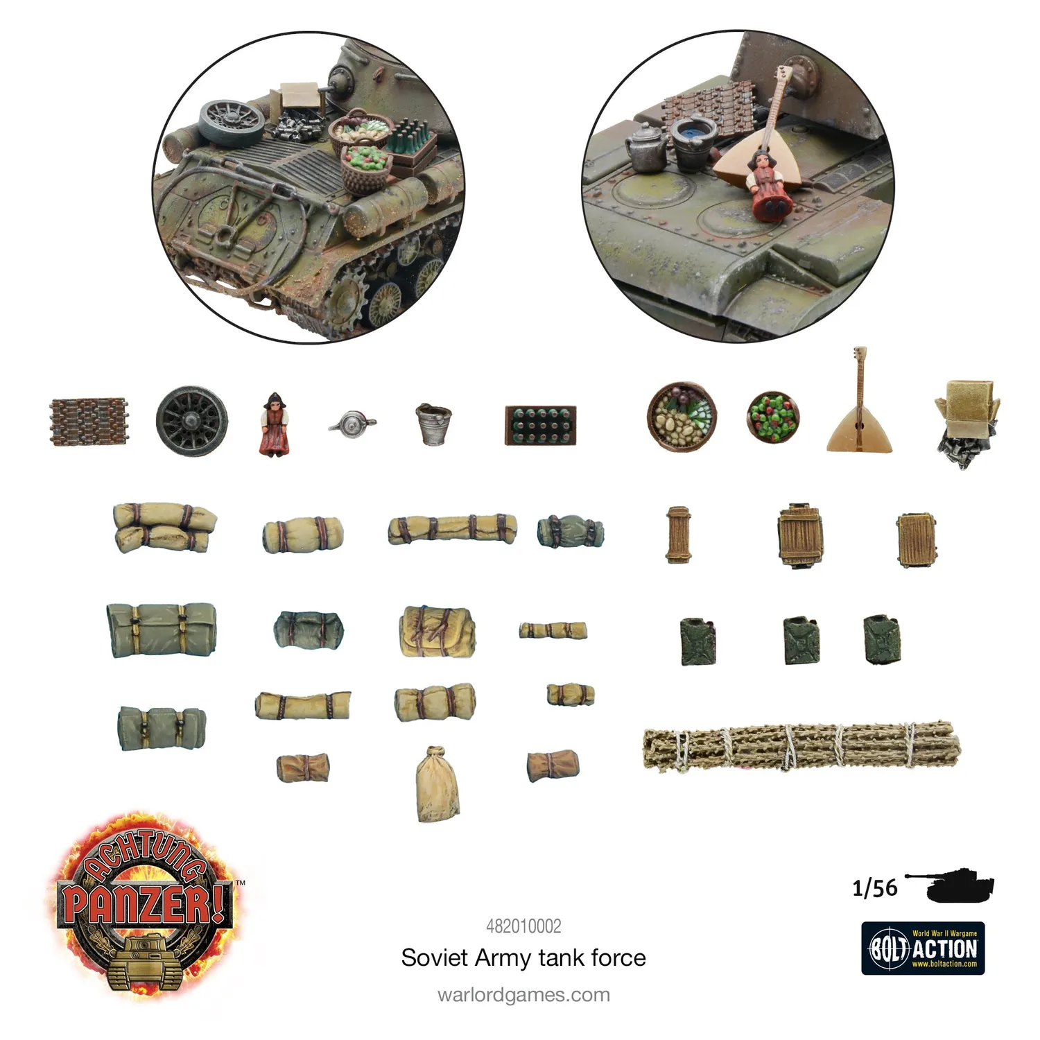 Warlord Games Achtung Panzer! Soviet Tank Force coffret chars 1/56