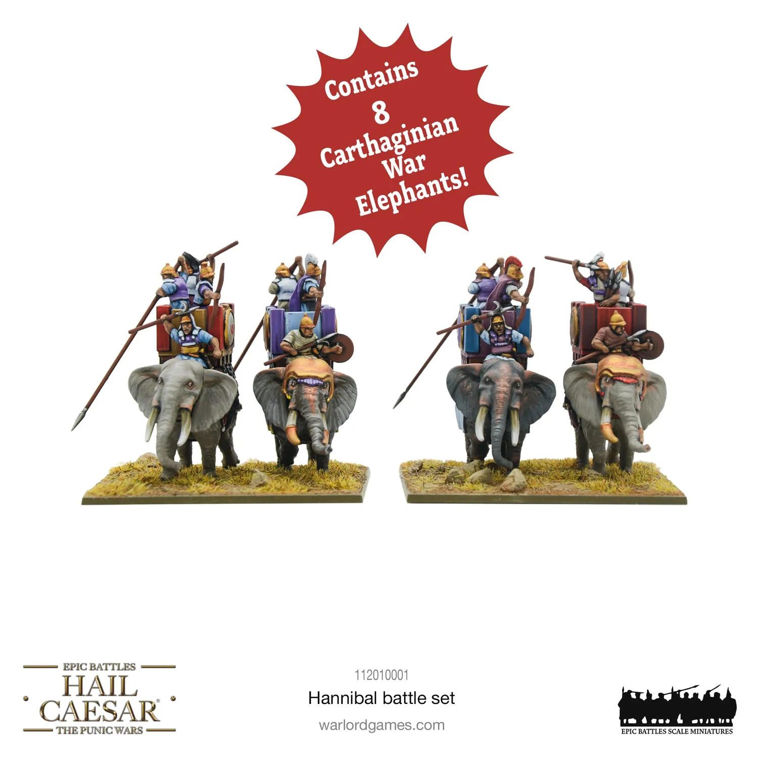 Hail Caesar Epic Battles Hannibal battle-set boîte de bataille armées romaines et carthaginoises