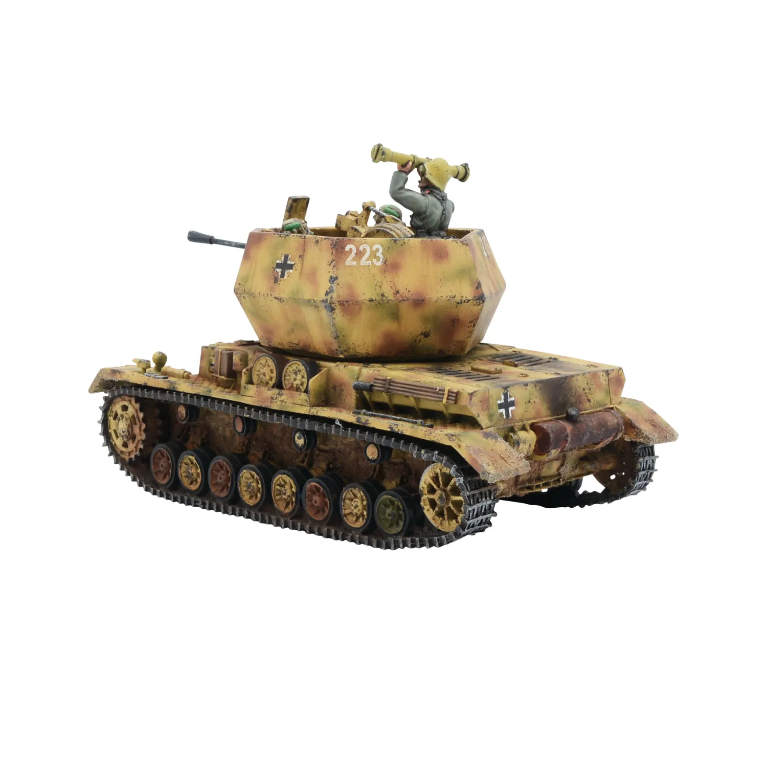 Bolt Action Flakpanzer IV Ostwind véhicule antiaérien résine métal