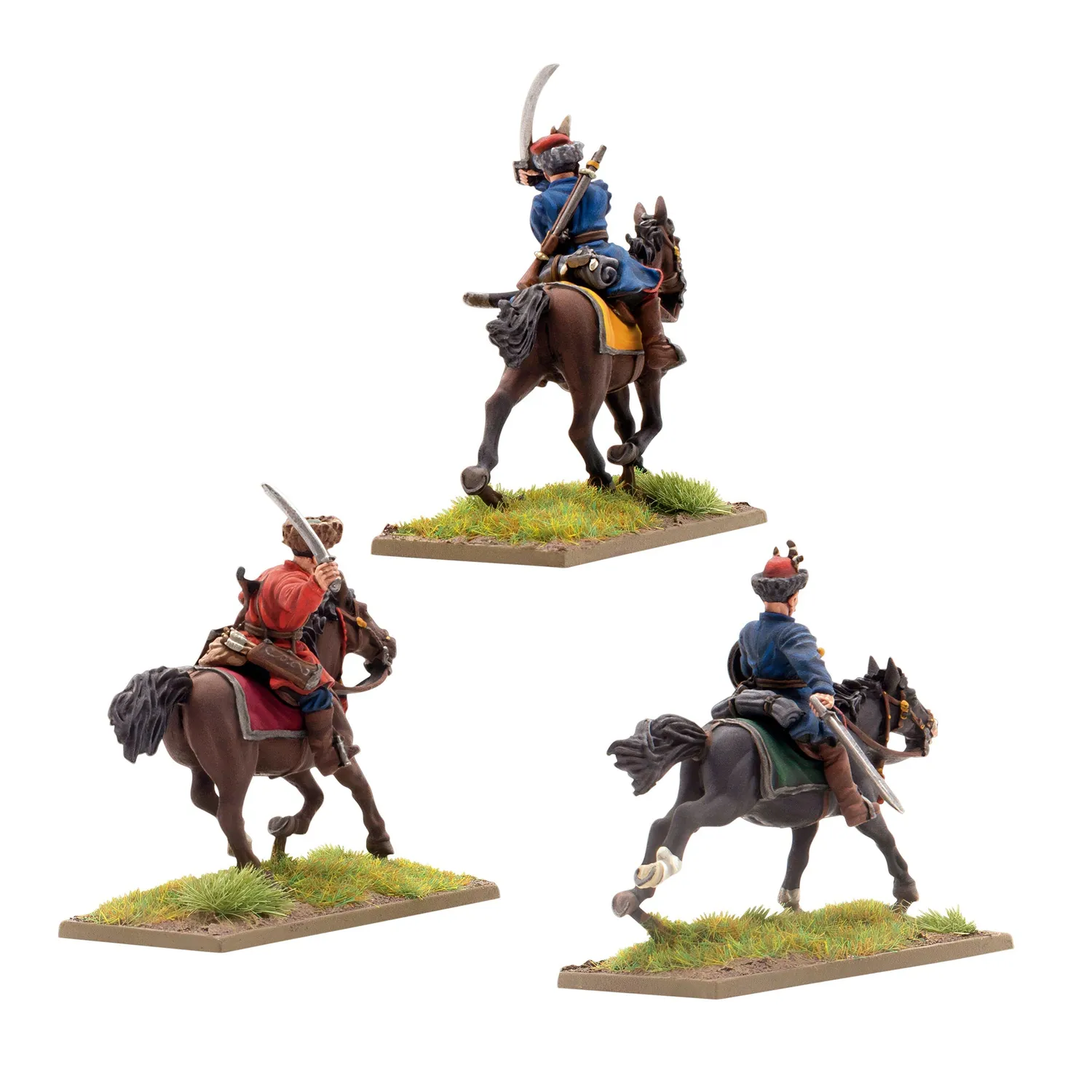 Pike & Shotte Polish-Lithuanian Levy Cavalry figurines x3