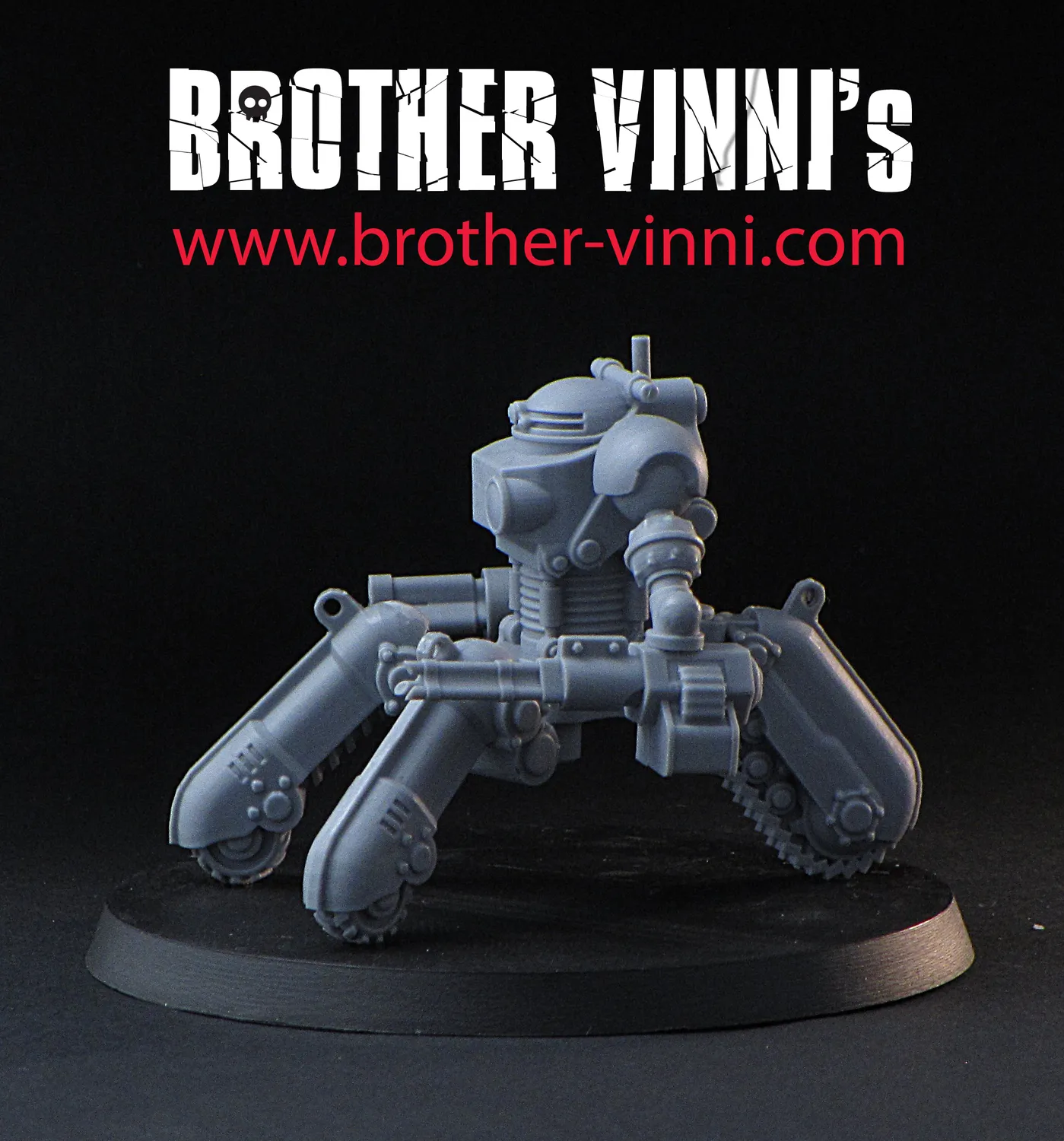 Brother Vinni Tricycle Robot figurine 28mm résine