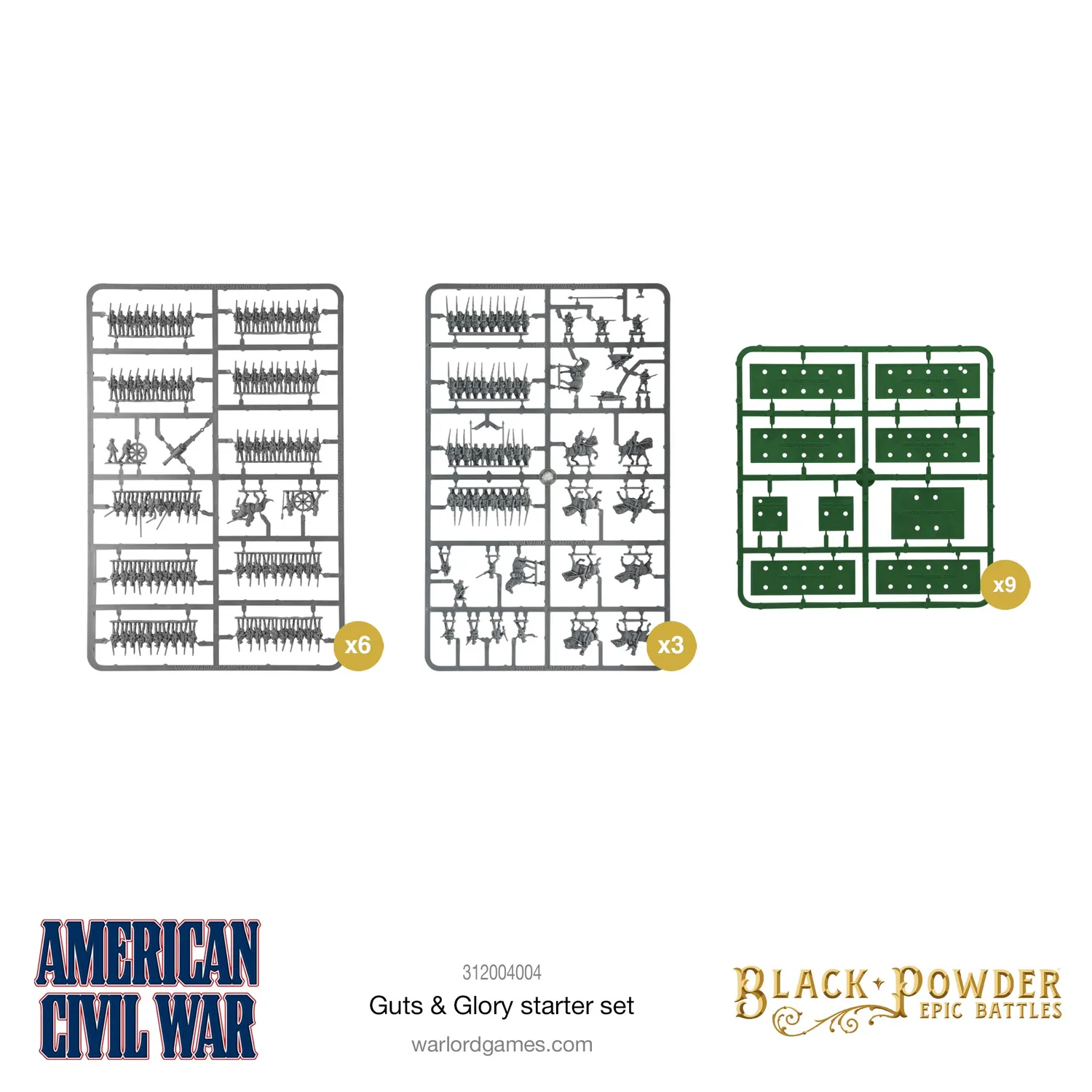 Bolt Action Black Powder Guts & Glory starter set guerre civile