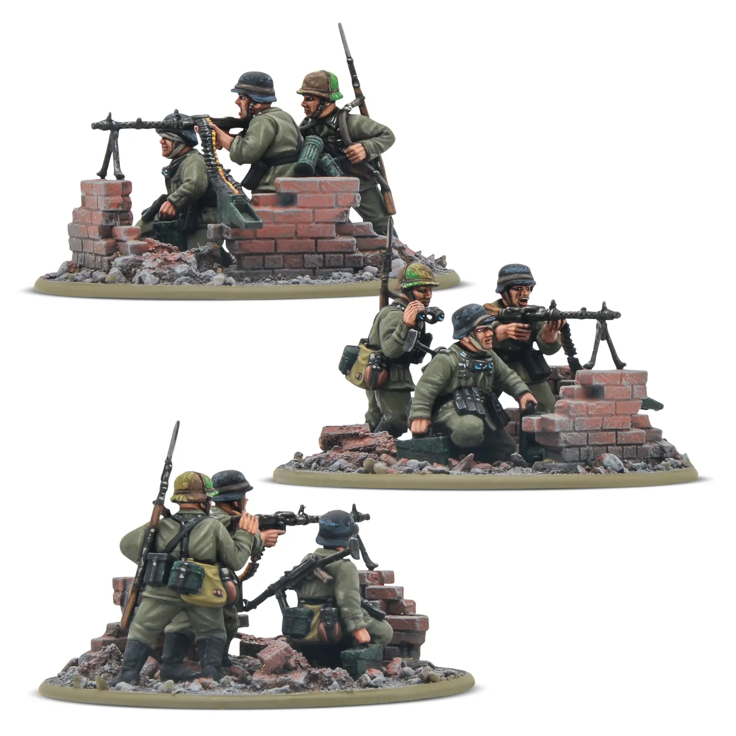 Bolt Action German Veteran Infantry Platoon boîte 30 figurines