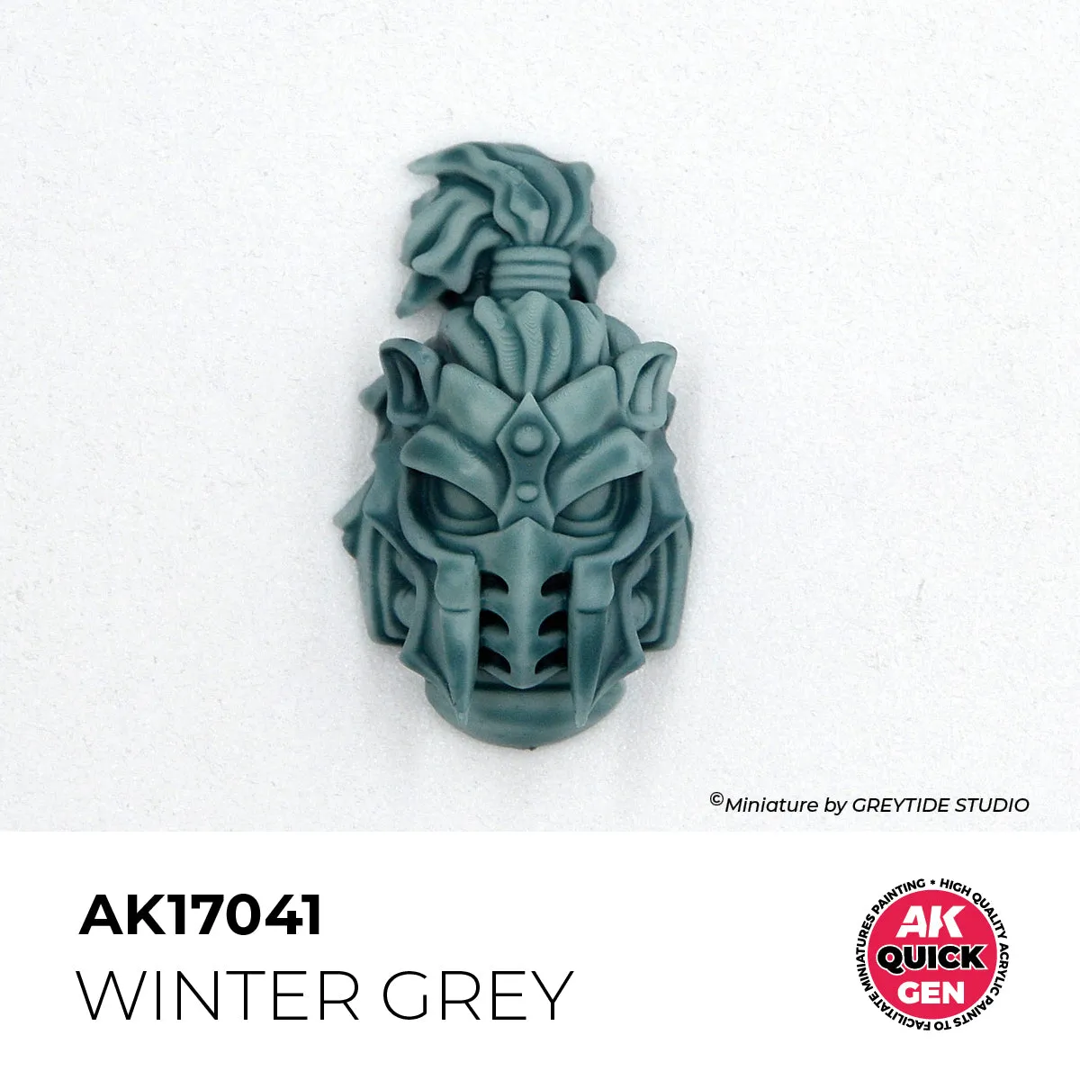 AK Interactive Quick Gen Winter Grey peinture 18 ml contraste