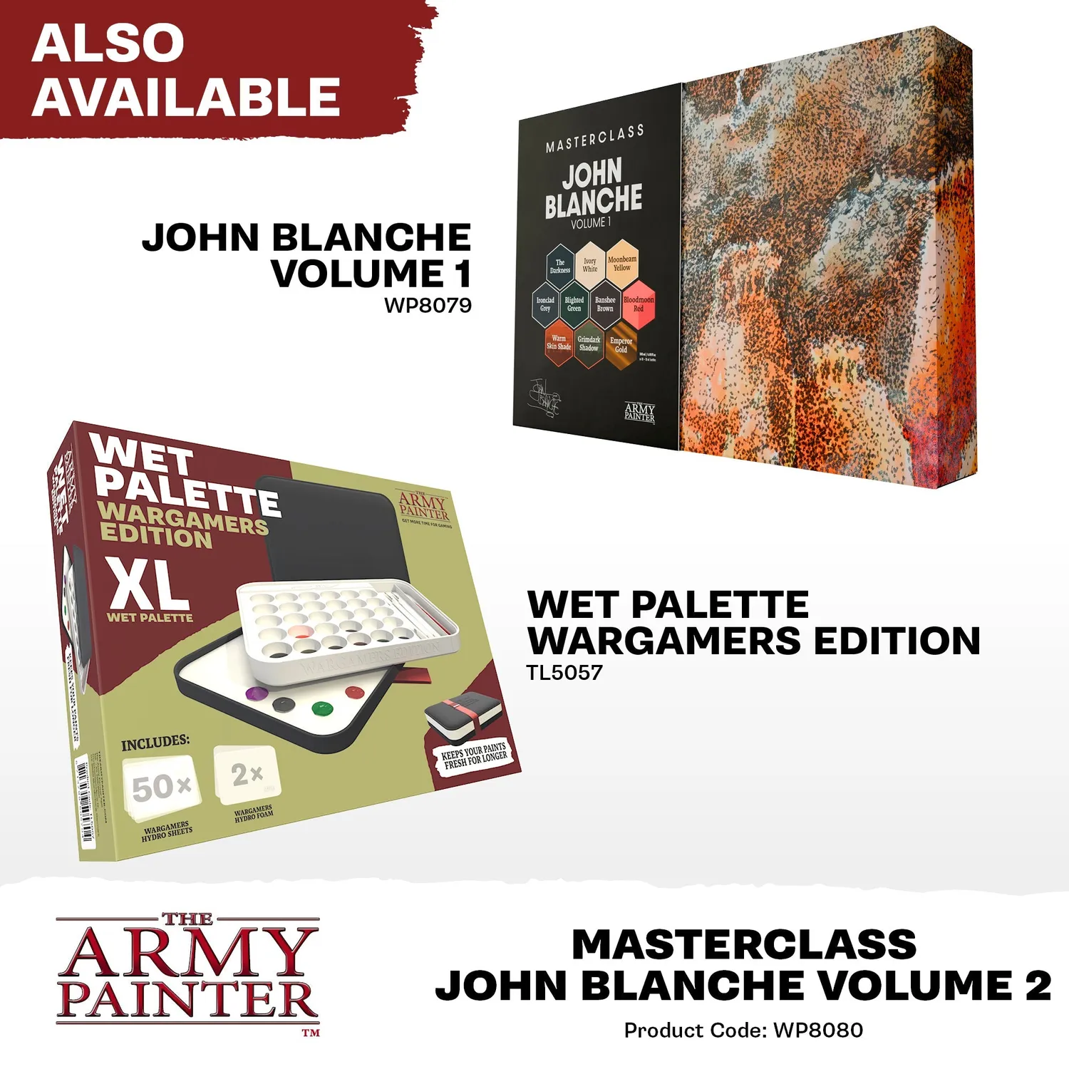 The Army Painter Masterclass John Blanche Volume 2 set peinture 10 couleurs